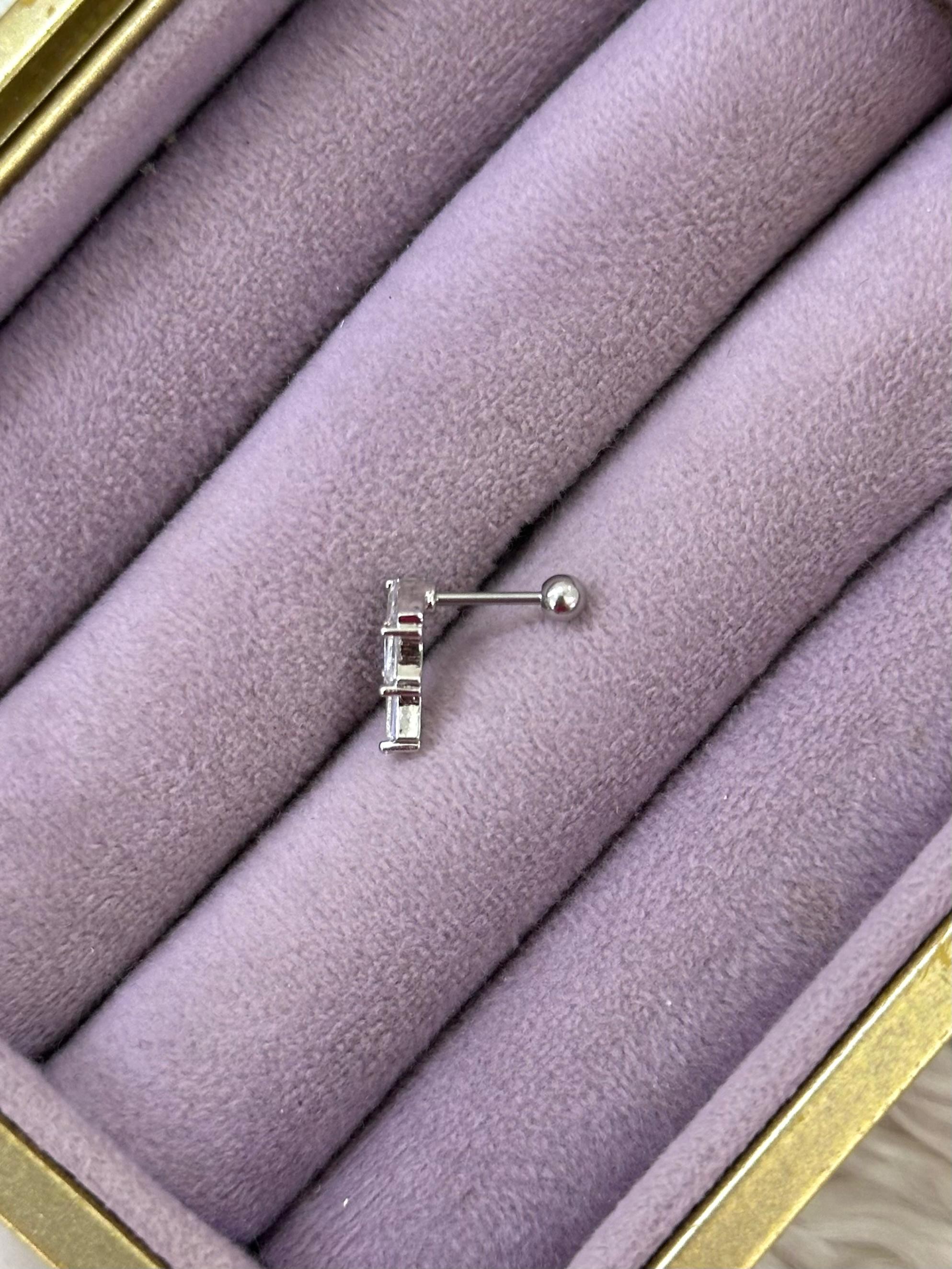 ✨ Baget Işık Çelik Piercing ✨