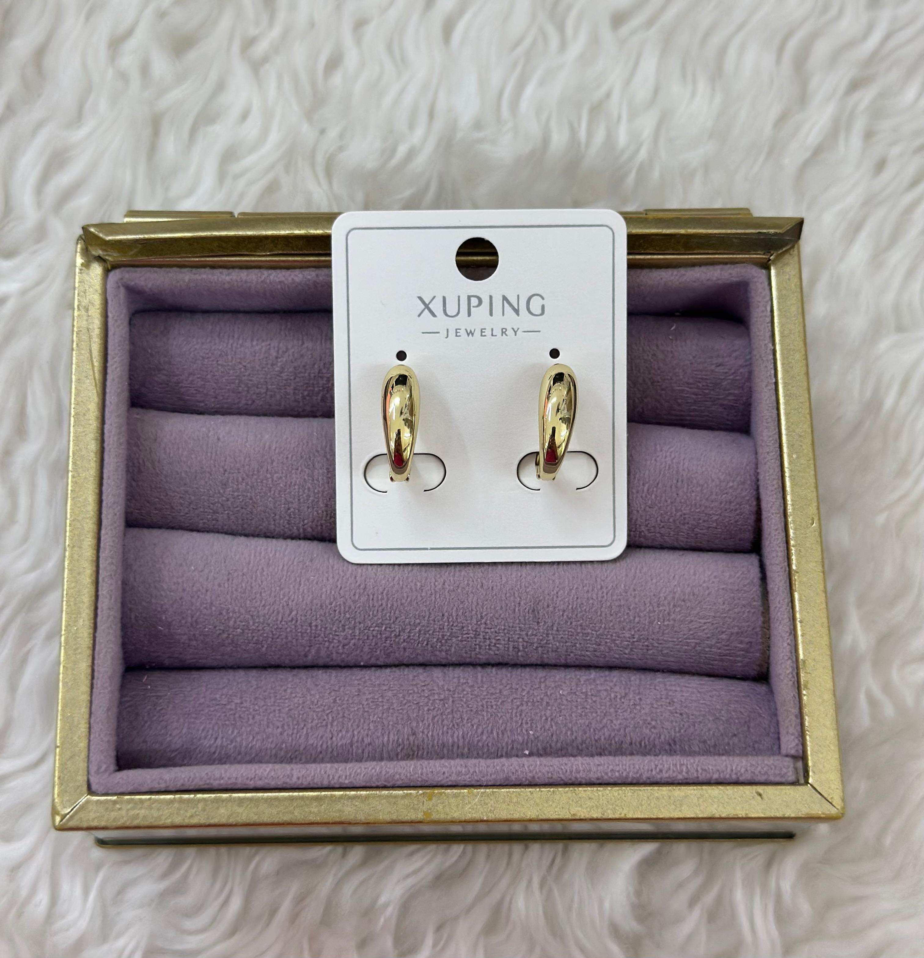 💛 Xuping Altın Oval Küpe & Zamansız Zarafet ✨💫