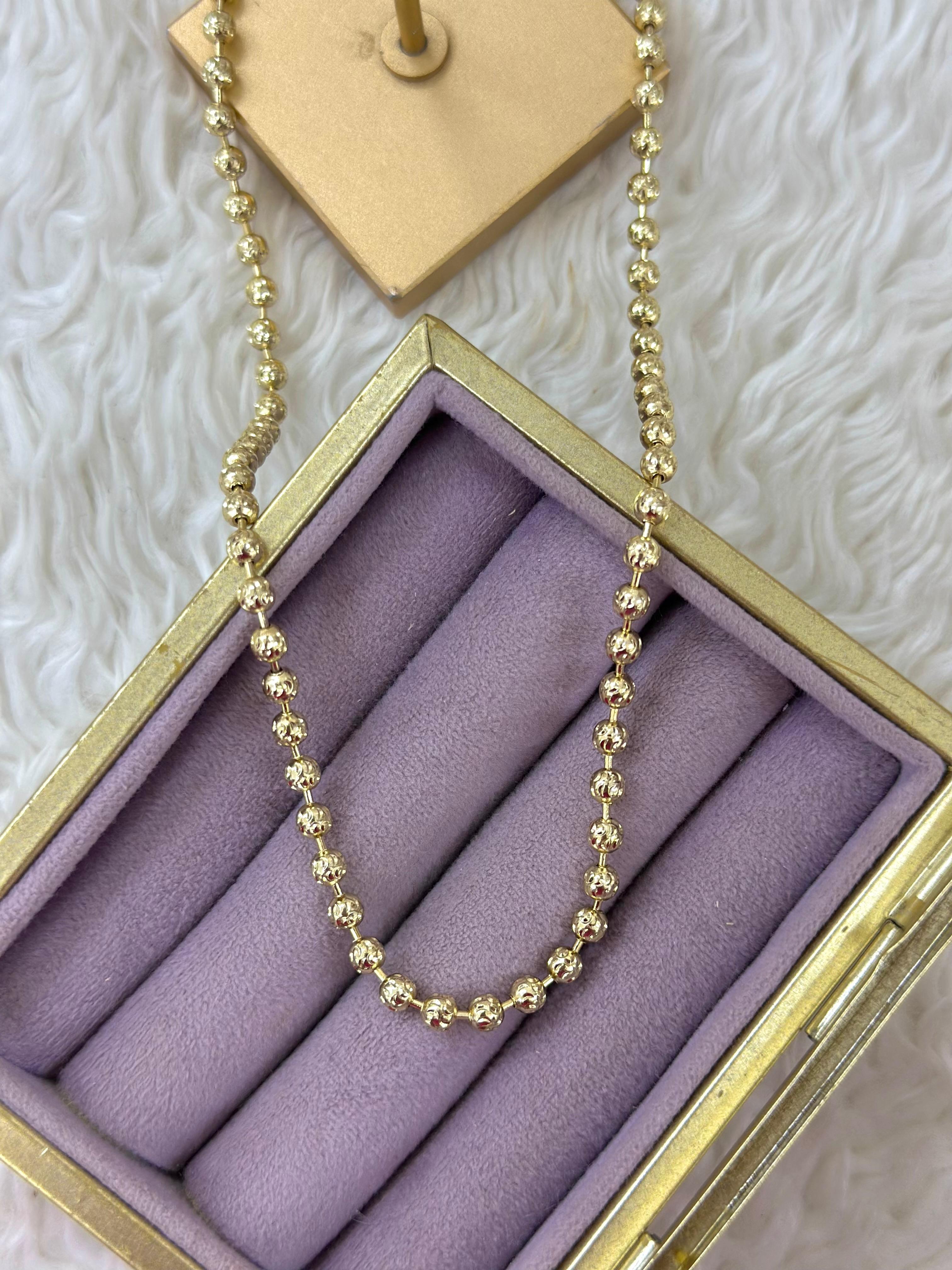 💛✨ VIP Xuping Altın Renkli Top Detaylı Zincir Kolye ✨💛
