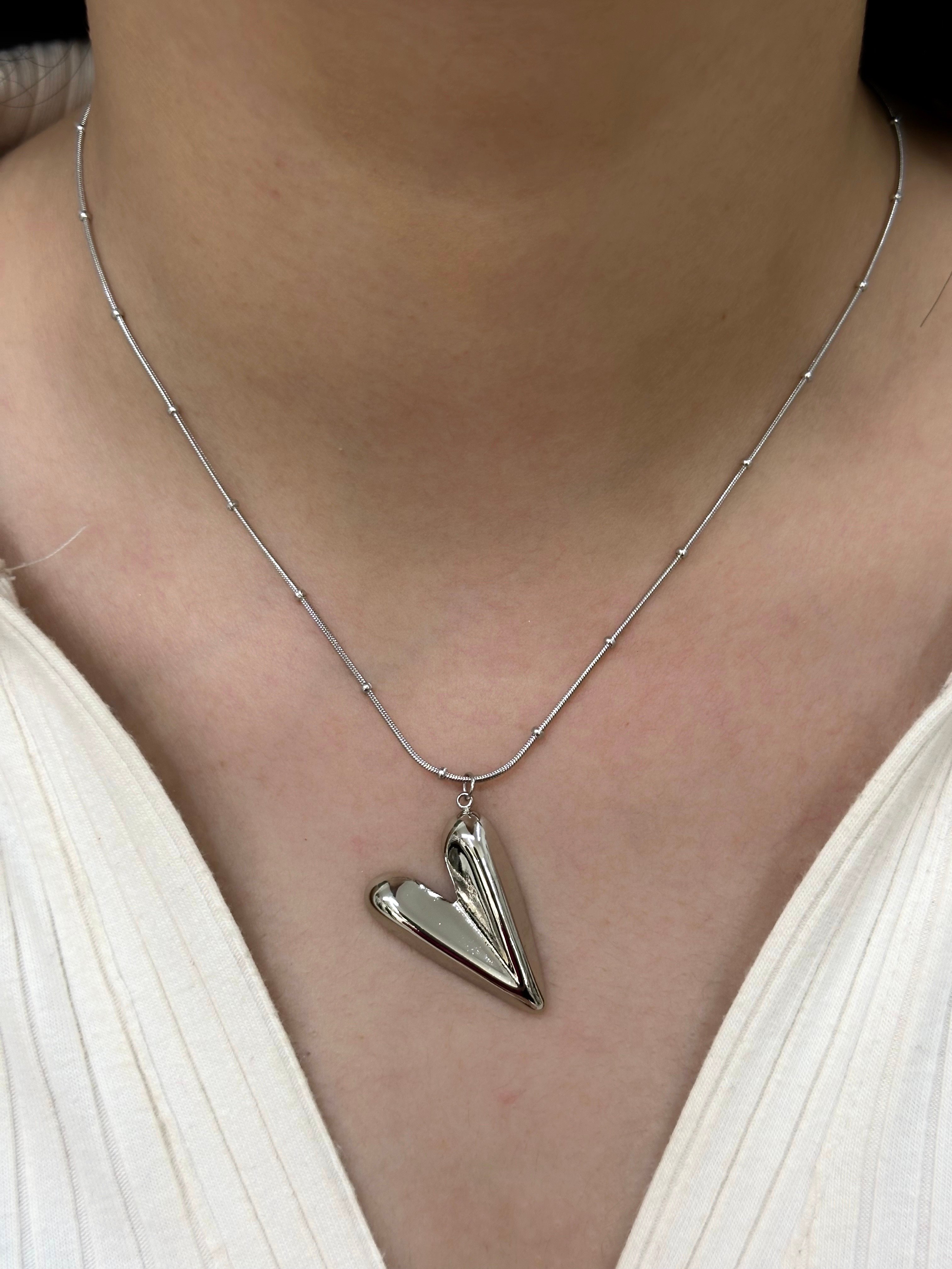 Çelik Silver Kolye 45cm 