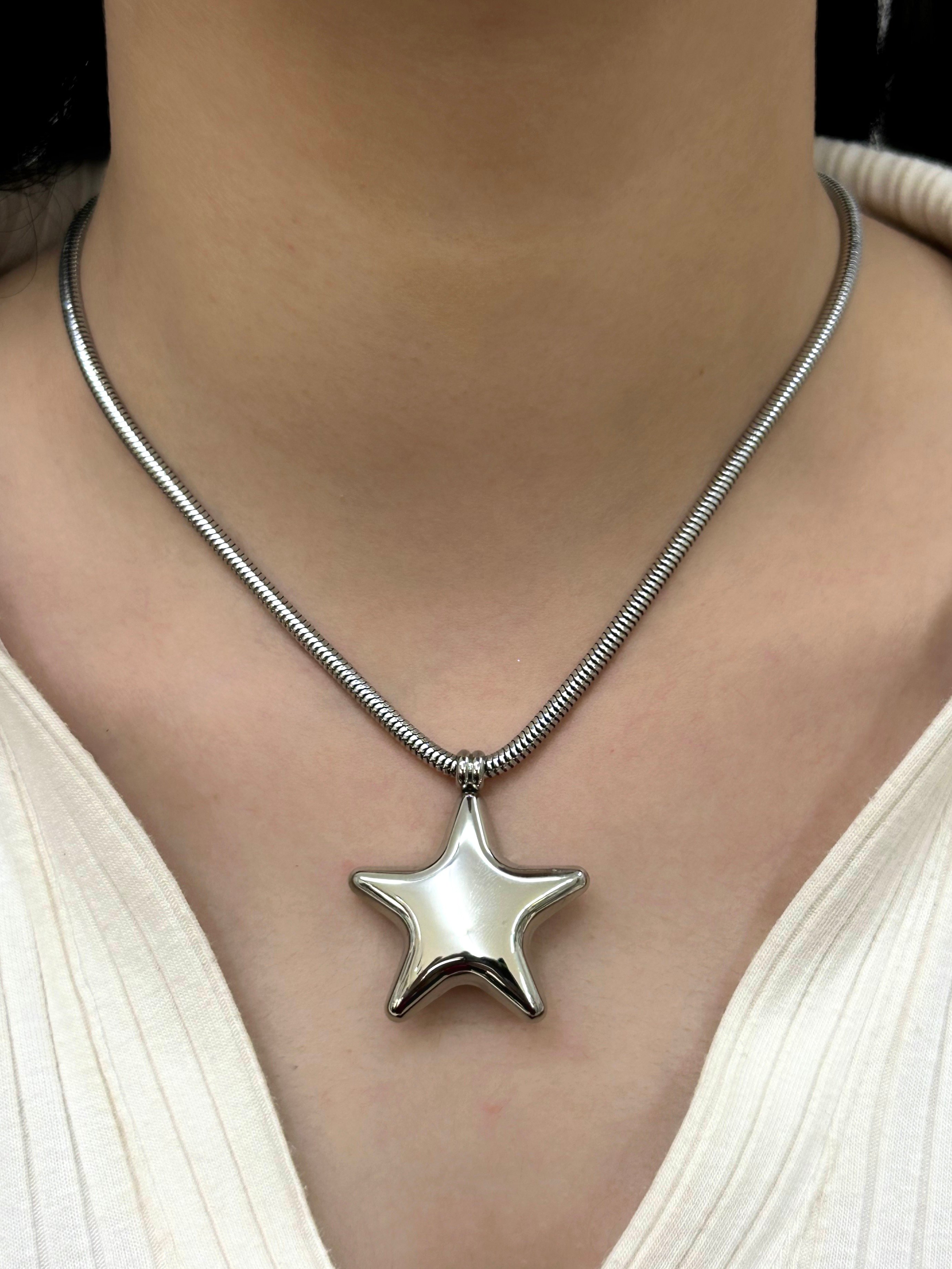 Çelik Silver Kolye 45cm