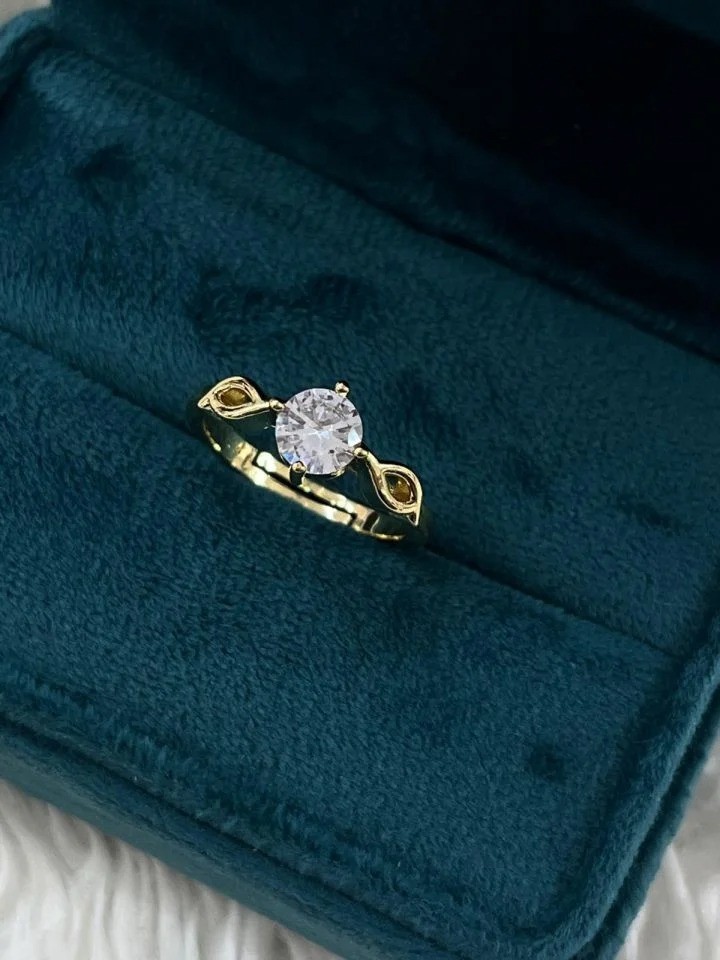 Çelik Gold Ayarlanabilir Yüzük