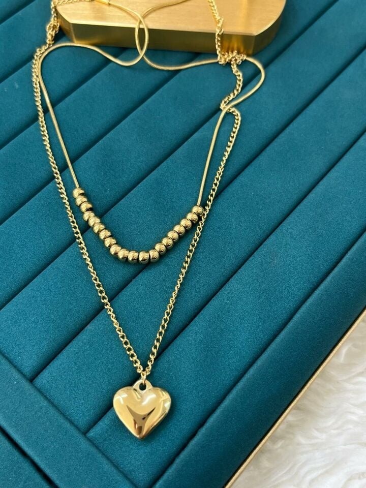 Çelik Gold Kolye 45cm