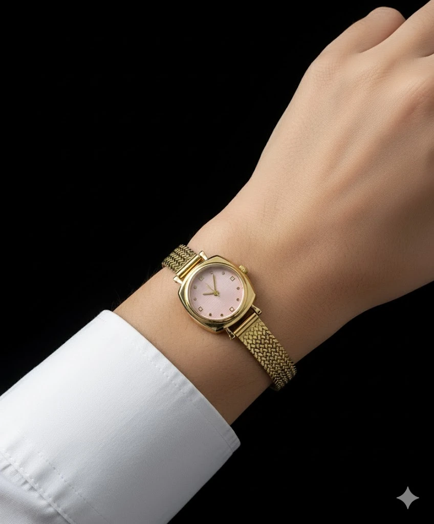 HASIR KORDON PEMBE MİNE SAAT 💖