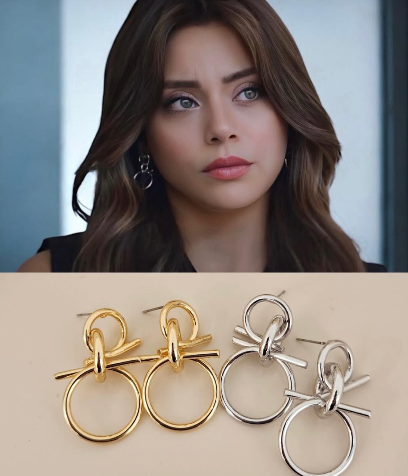 Kızılcık Şerbeti Doga Küpesi – Silver
