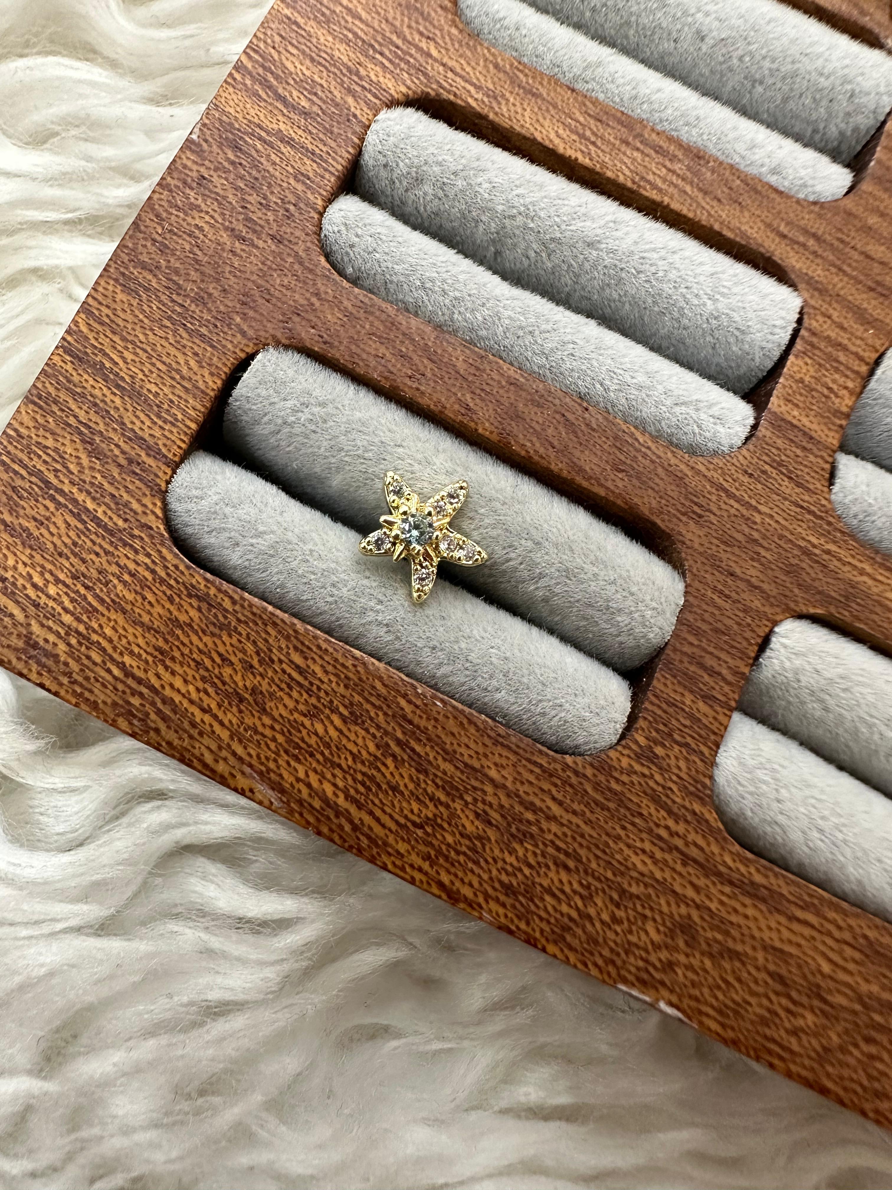 🌟🌊💰 YAZ LÜKSÜ: GOLD DENİZ YILDIZI PIERCING