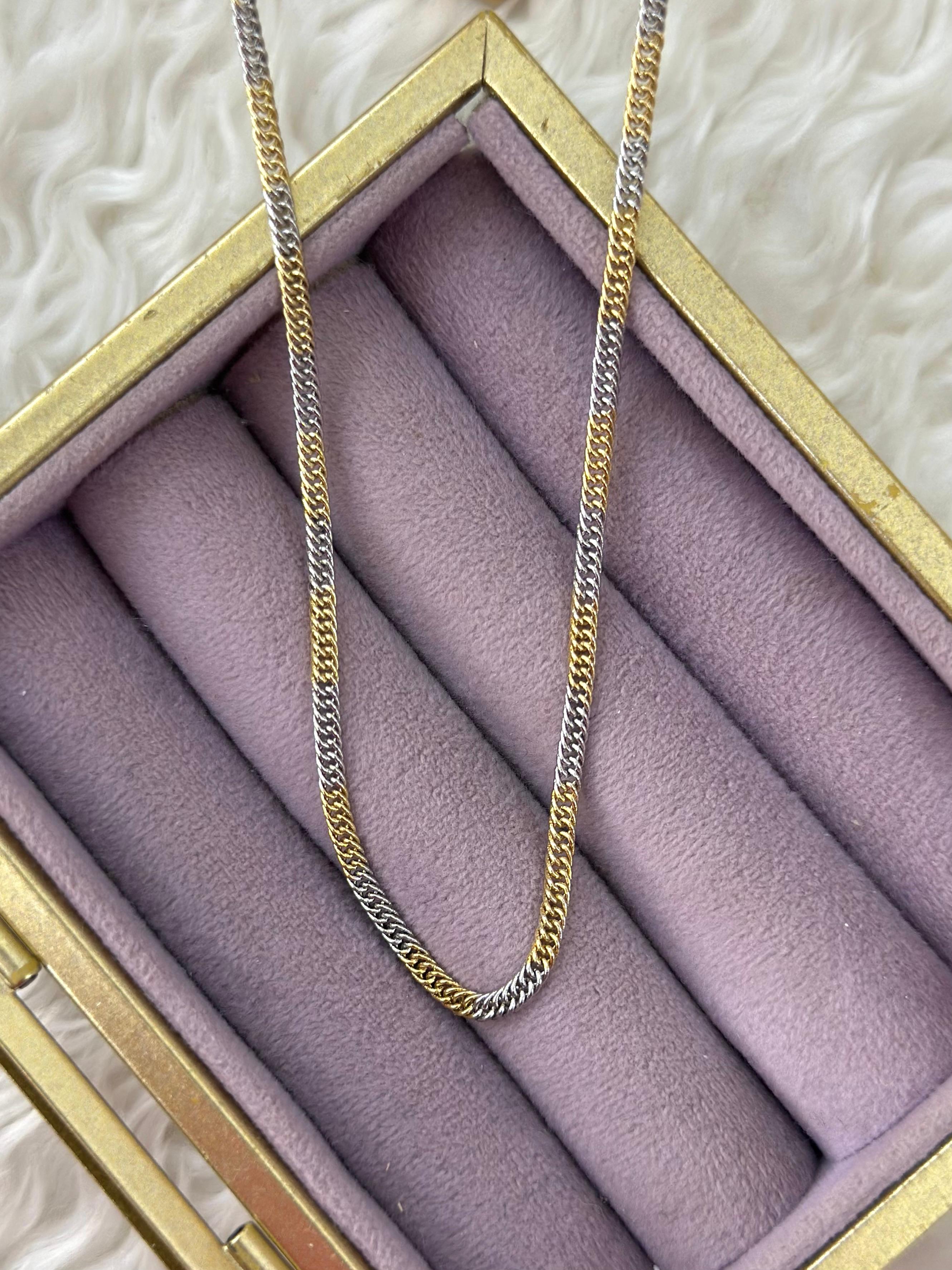 💫 Xuping Gold & Silver Mix Işıltılı Kolye 💫