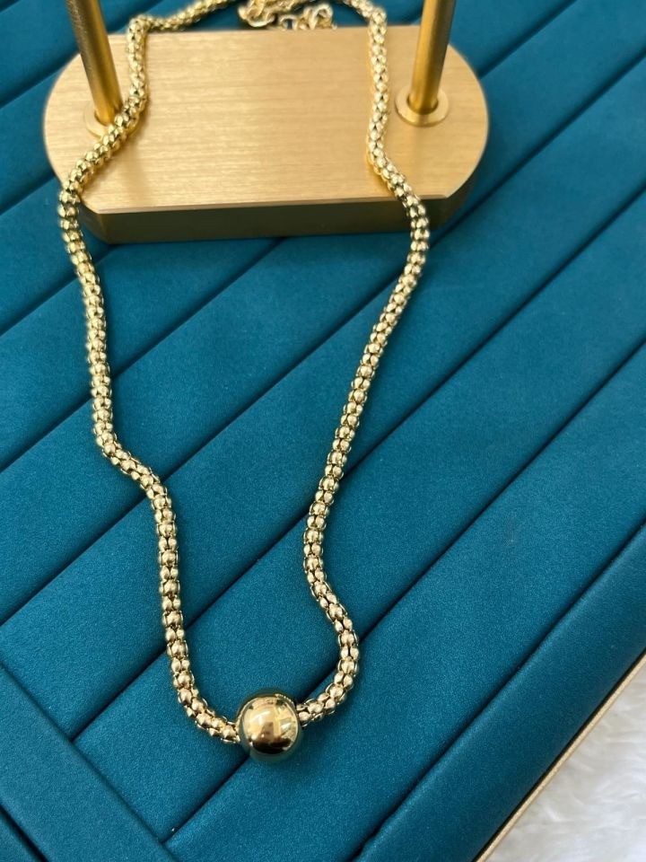 Çelik Gold Kolye 45cm