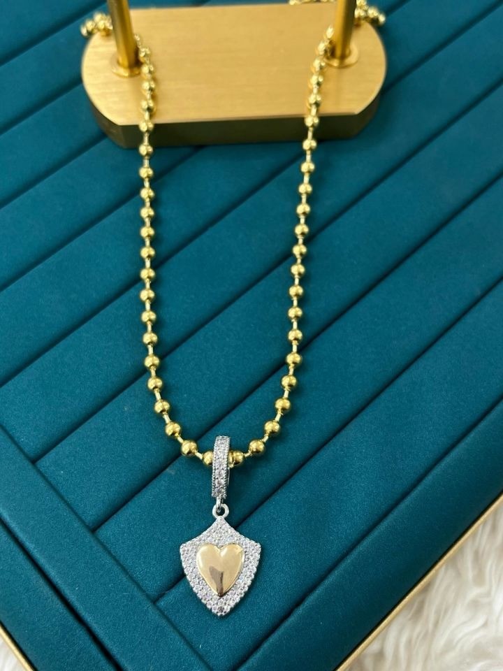 Çelik Gold Kolye 45cm