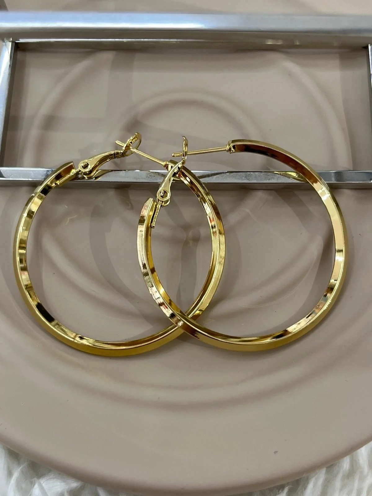 Çelik Gold Küpe