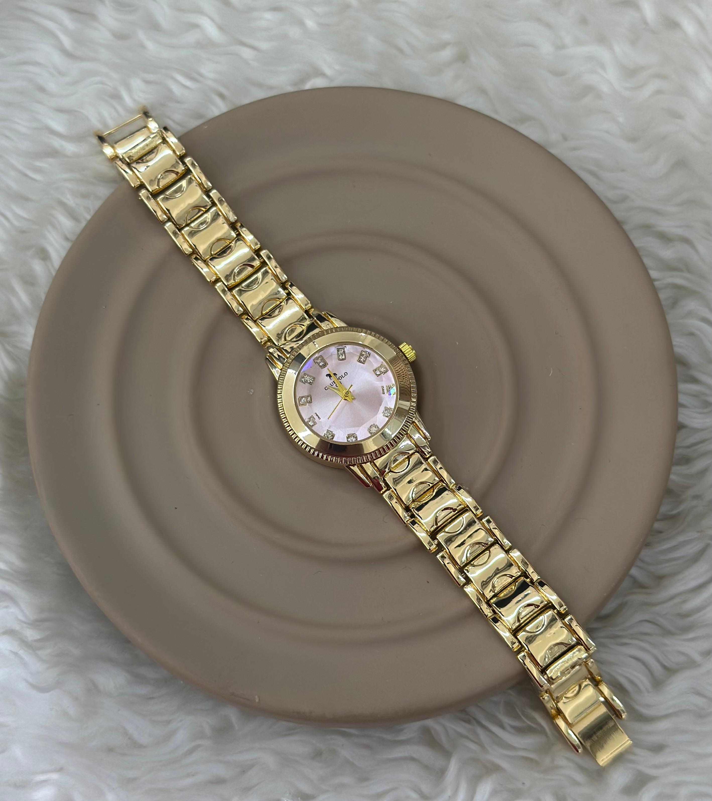 TIRTILLI BEZEL OVAL KORDON SAAT 💖