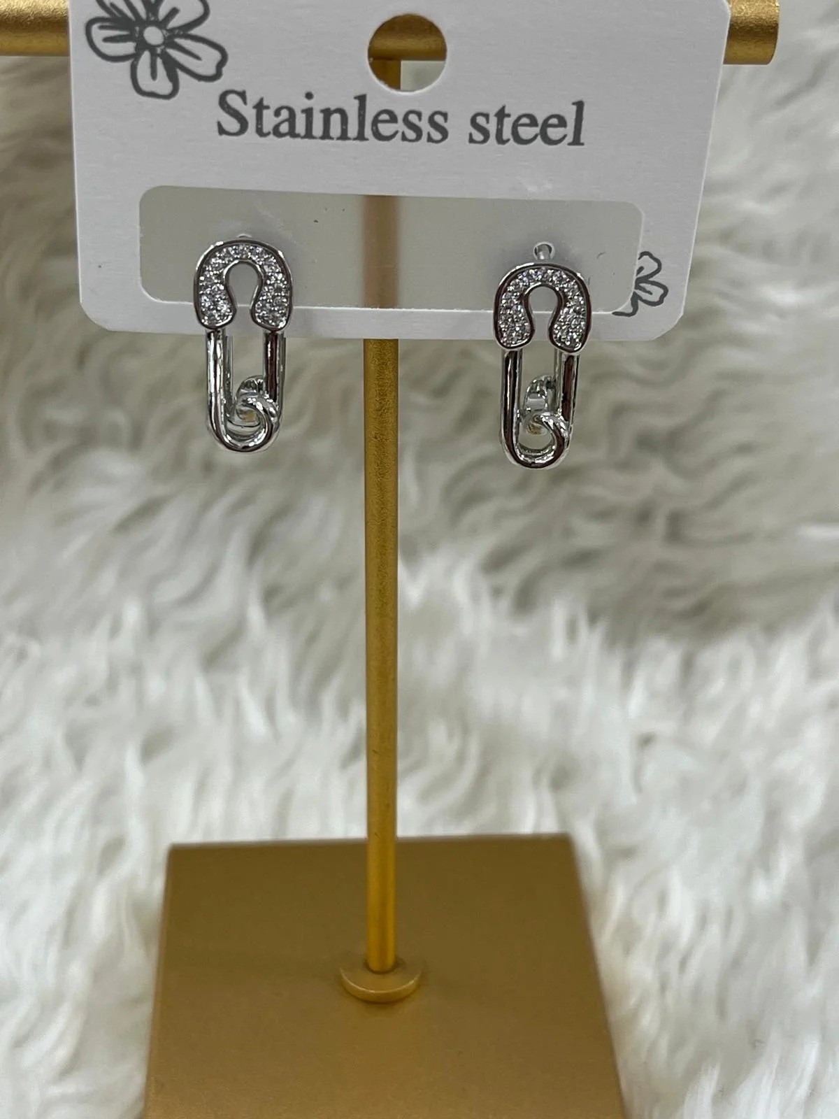 Çelik Silver Küpe