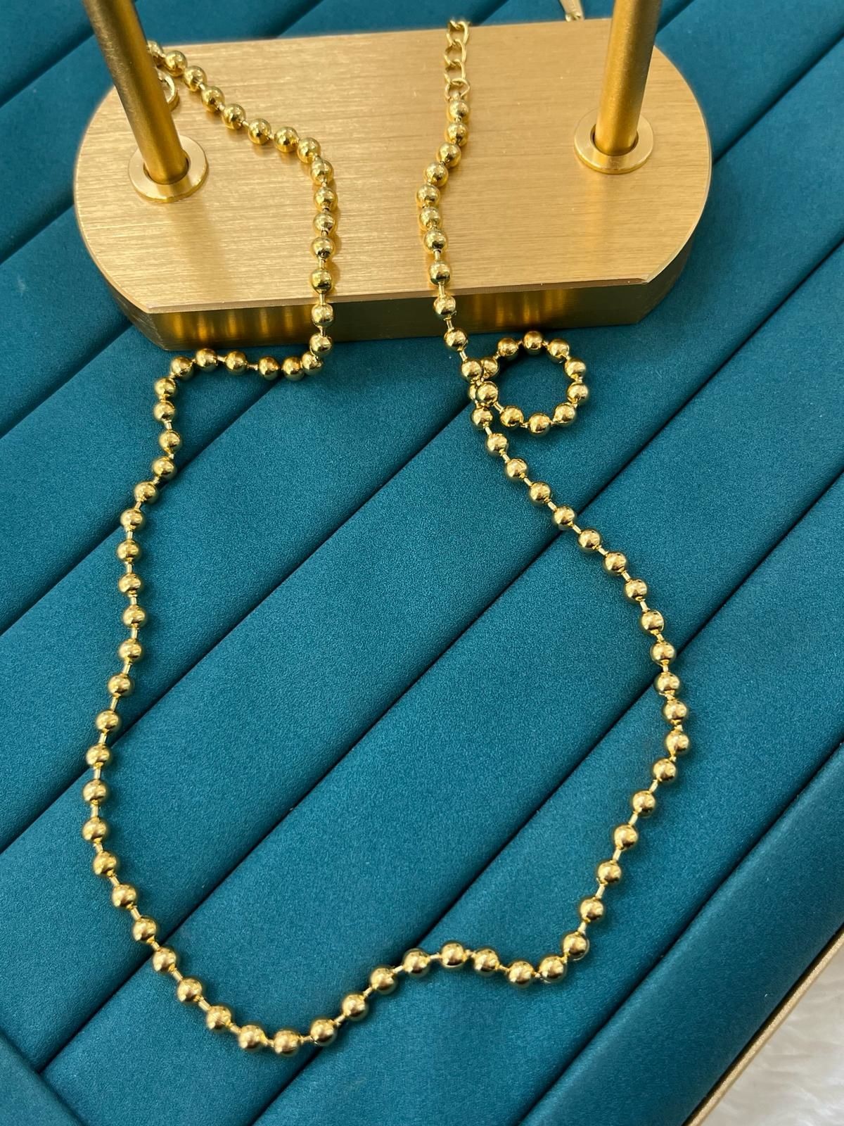 Çelik Gold Kolye 45cm