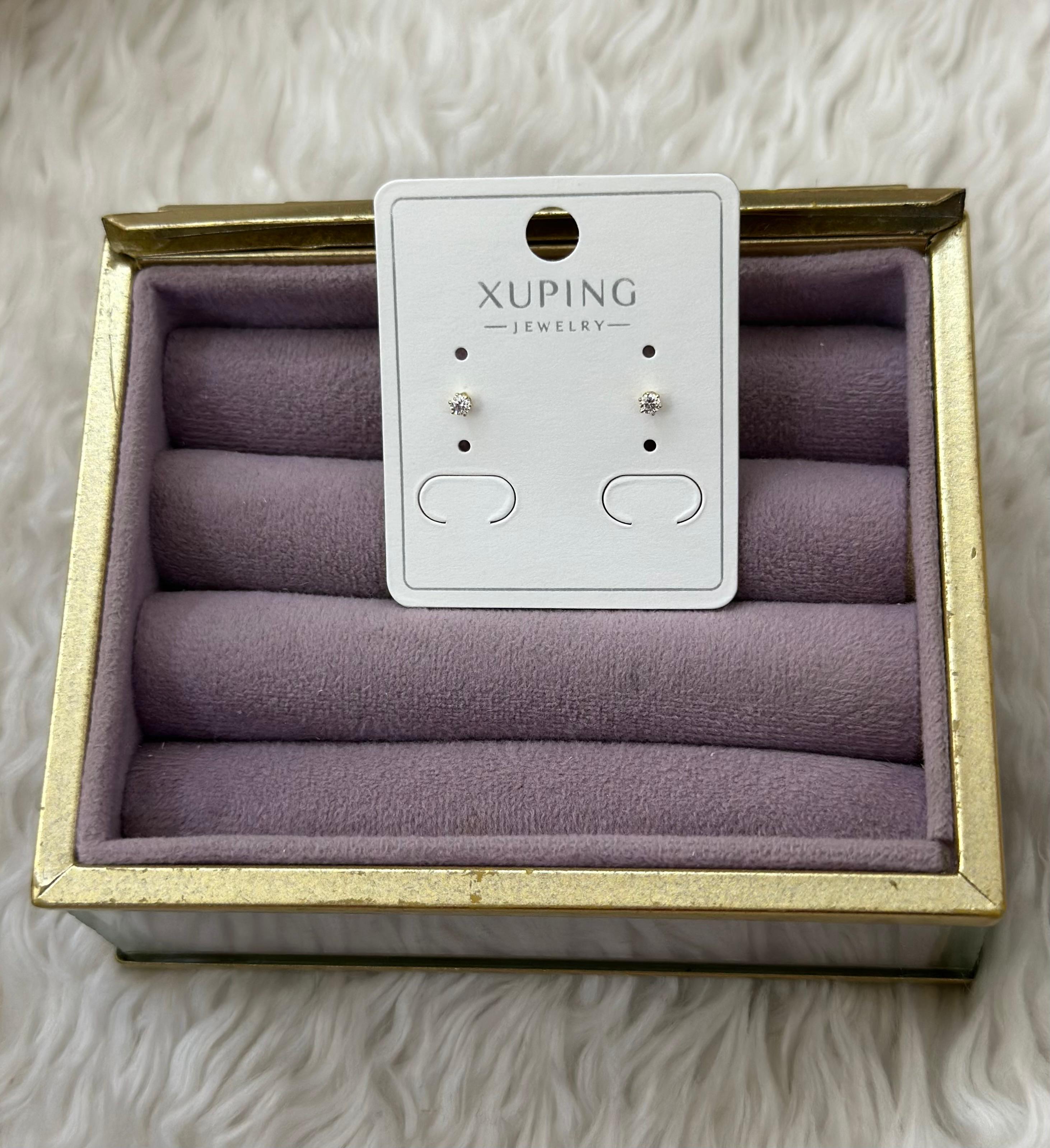 ✨💎 “Minimal Parıltı Xuping Küpe” 💫🌙