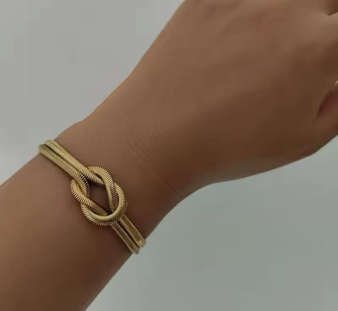 Çelik Gold Bileklik