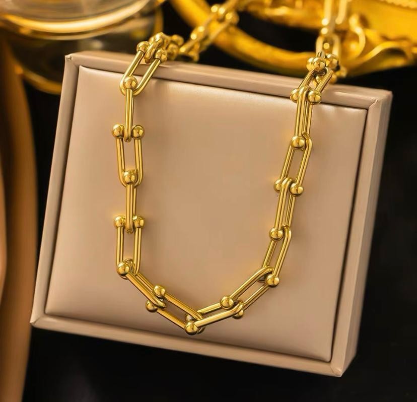 Çelik Gold Kolye 