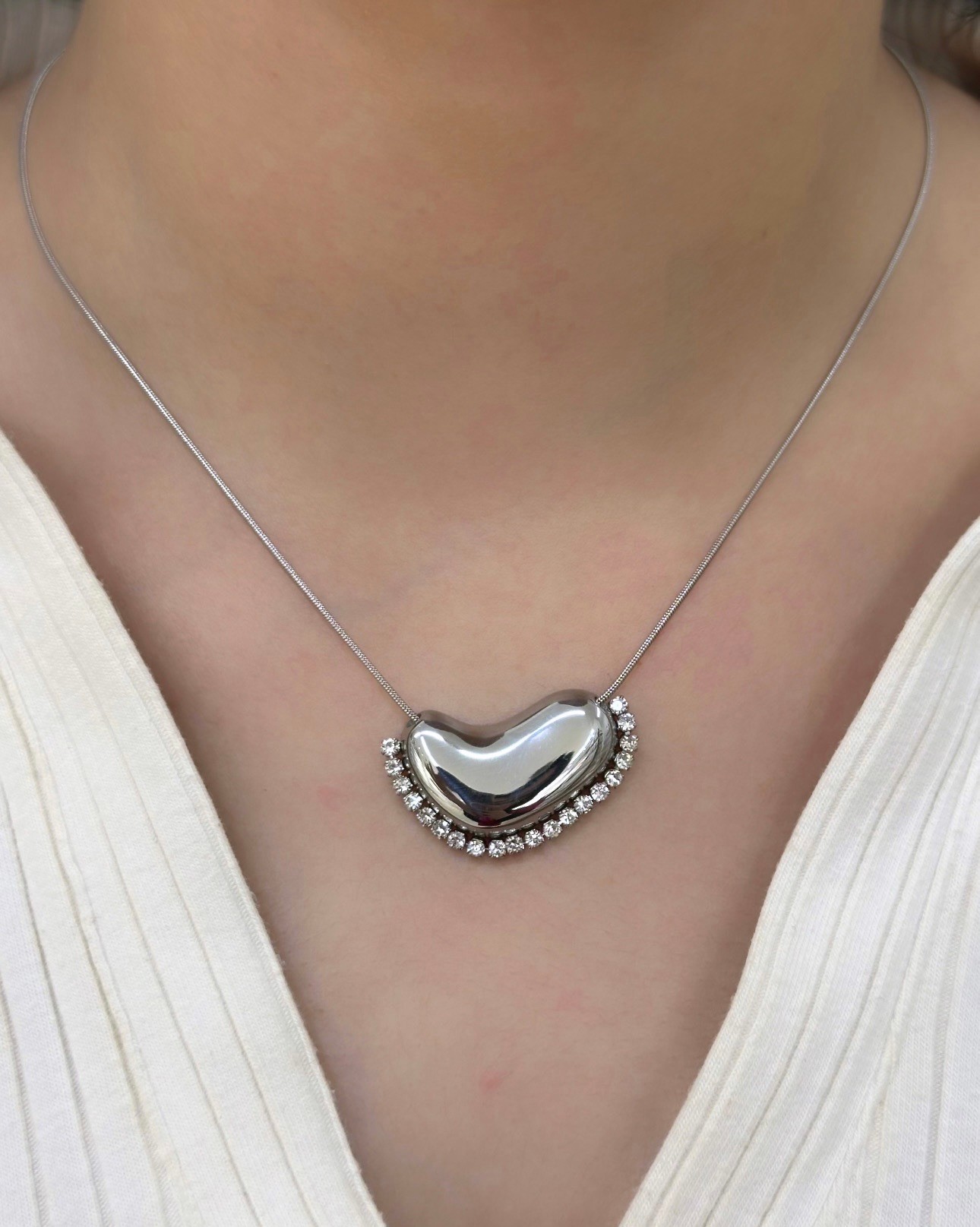 Çelik Silver Kolye 45 cm