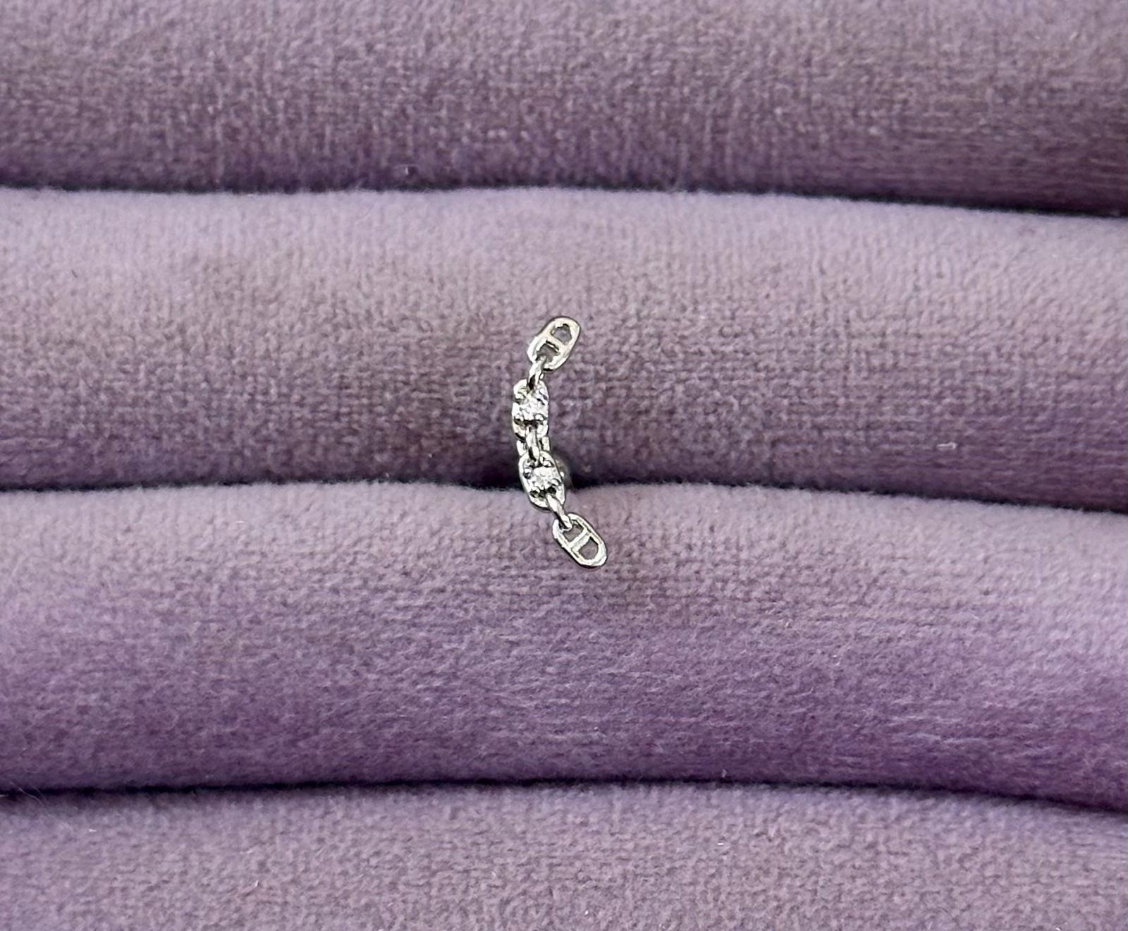 🔗 Zincir Köprü Piercing ⛓️