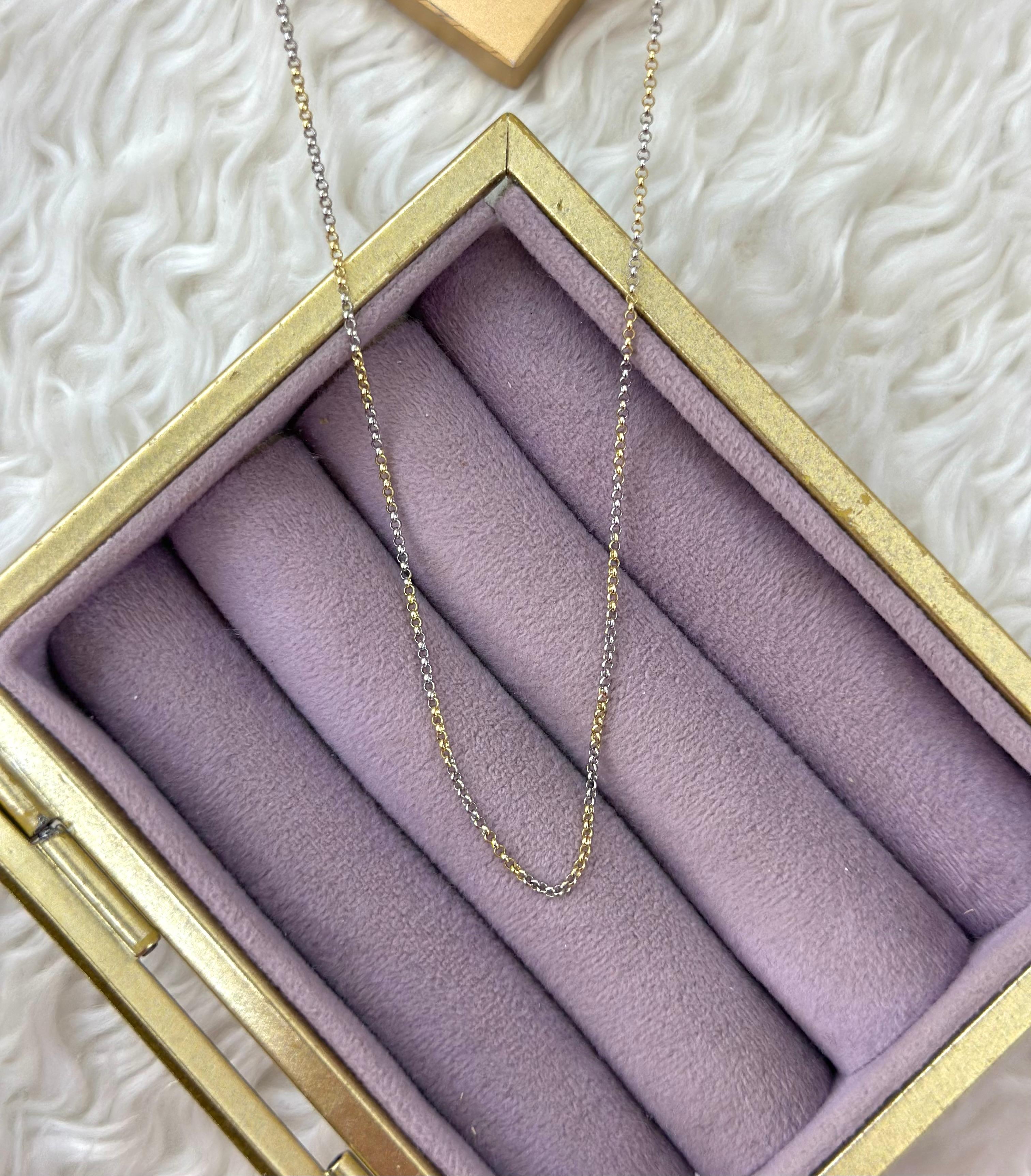 🌟 Xuping Gold & Silver İnce Zincir Kolye 🌟