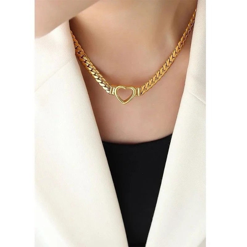 Çelik Gold Kolye 45cm
