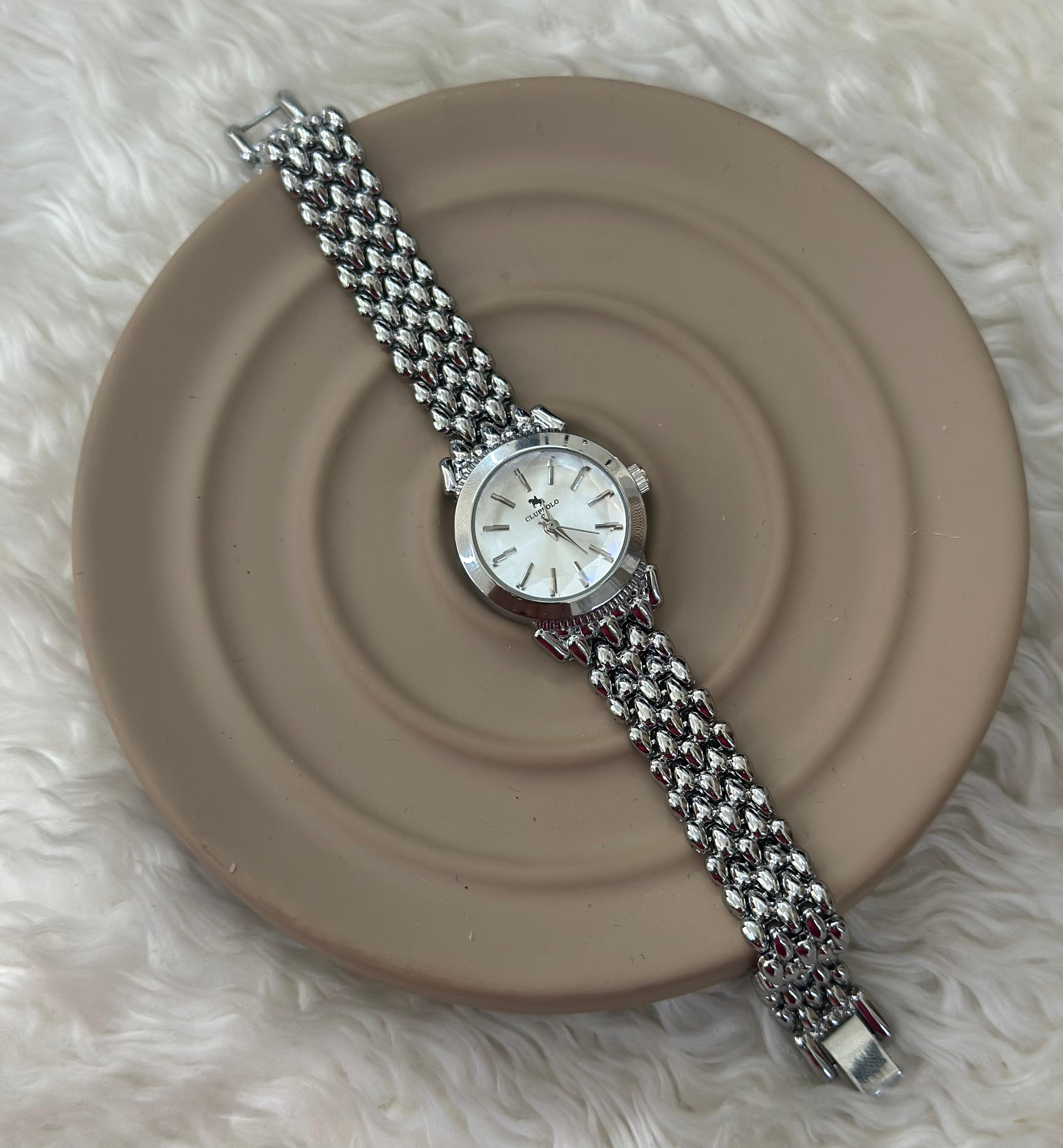  Üç Sıra Örgü Kordon Saat 🌟