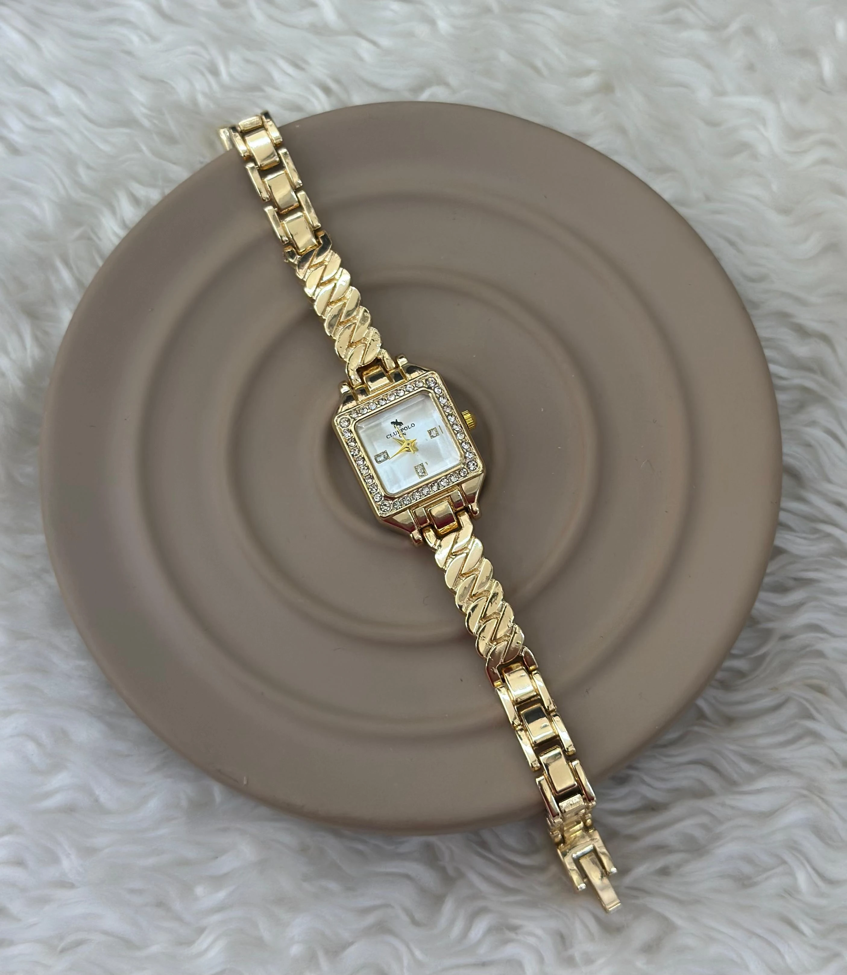  DÖRTYÜZ TAŞLI ZİNCİR SAAT 💖