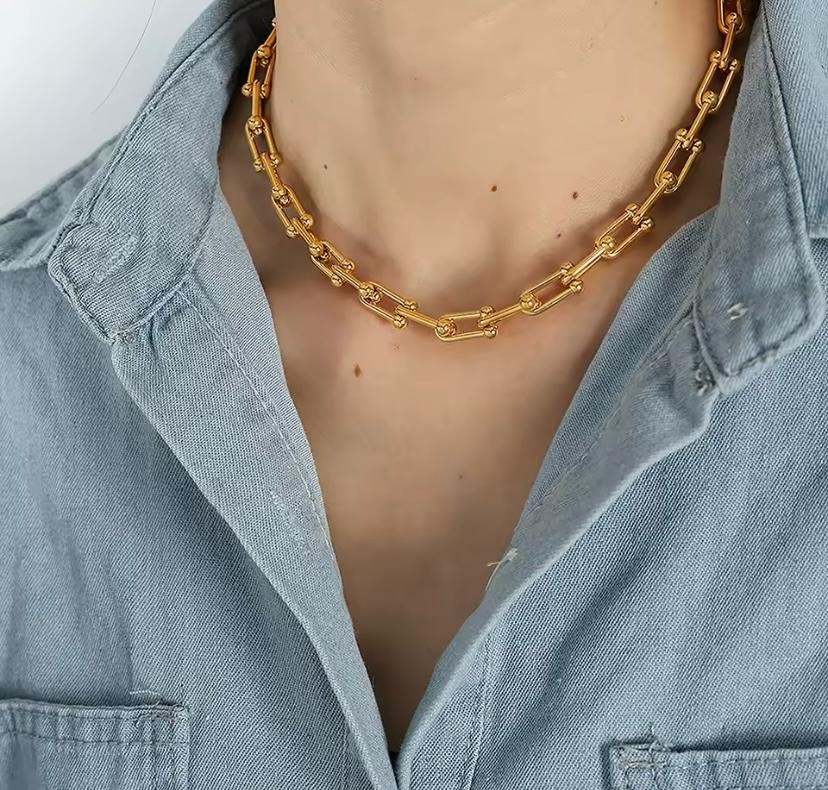 Çelik Gold Kolye 