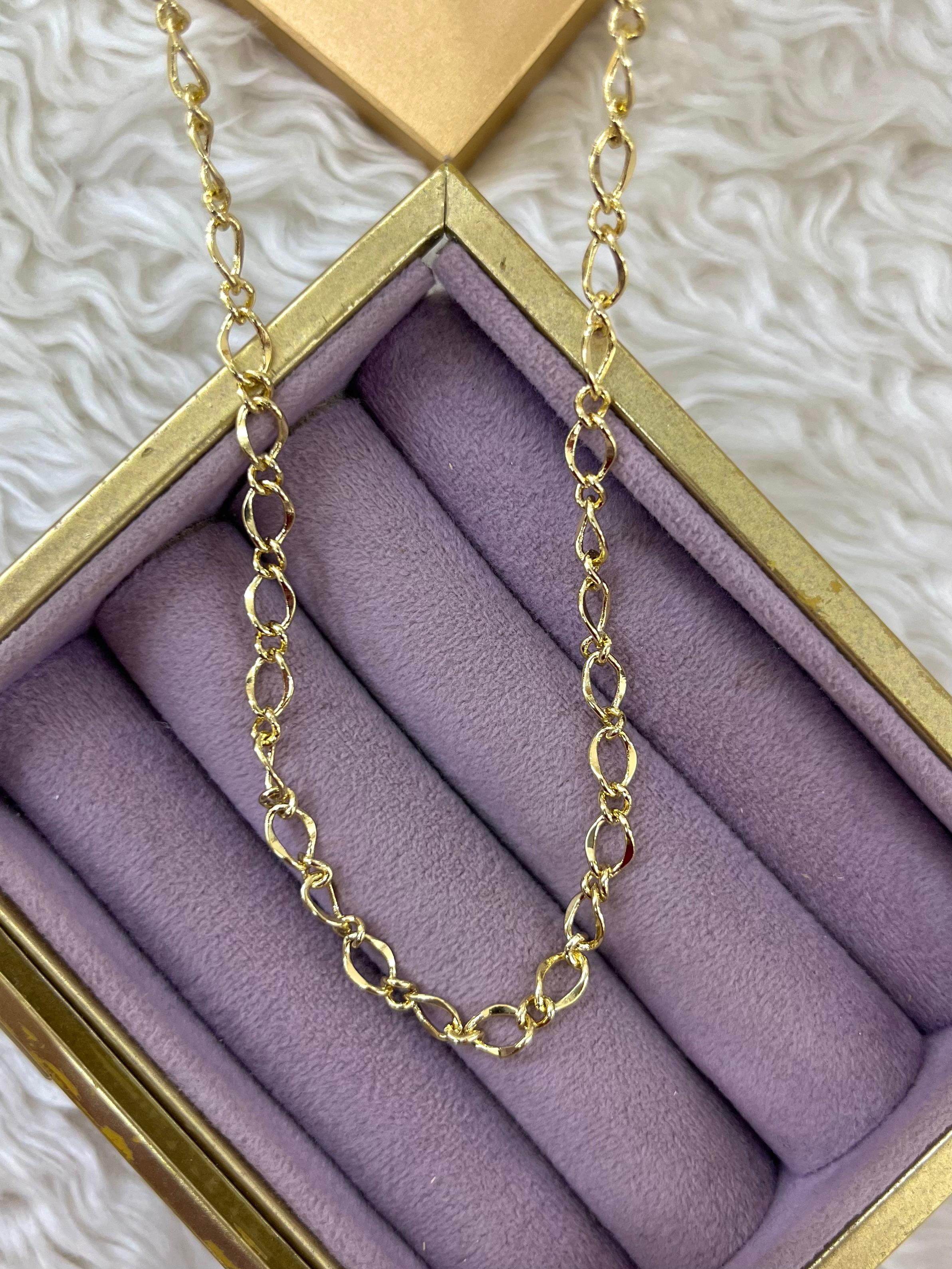✨🔗 Xuping Gold Oval Halka Kolye 🔗✨