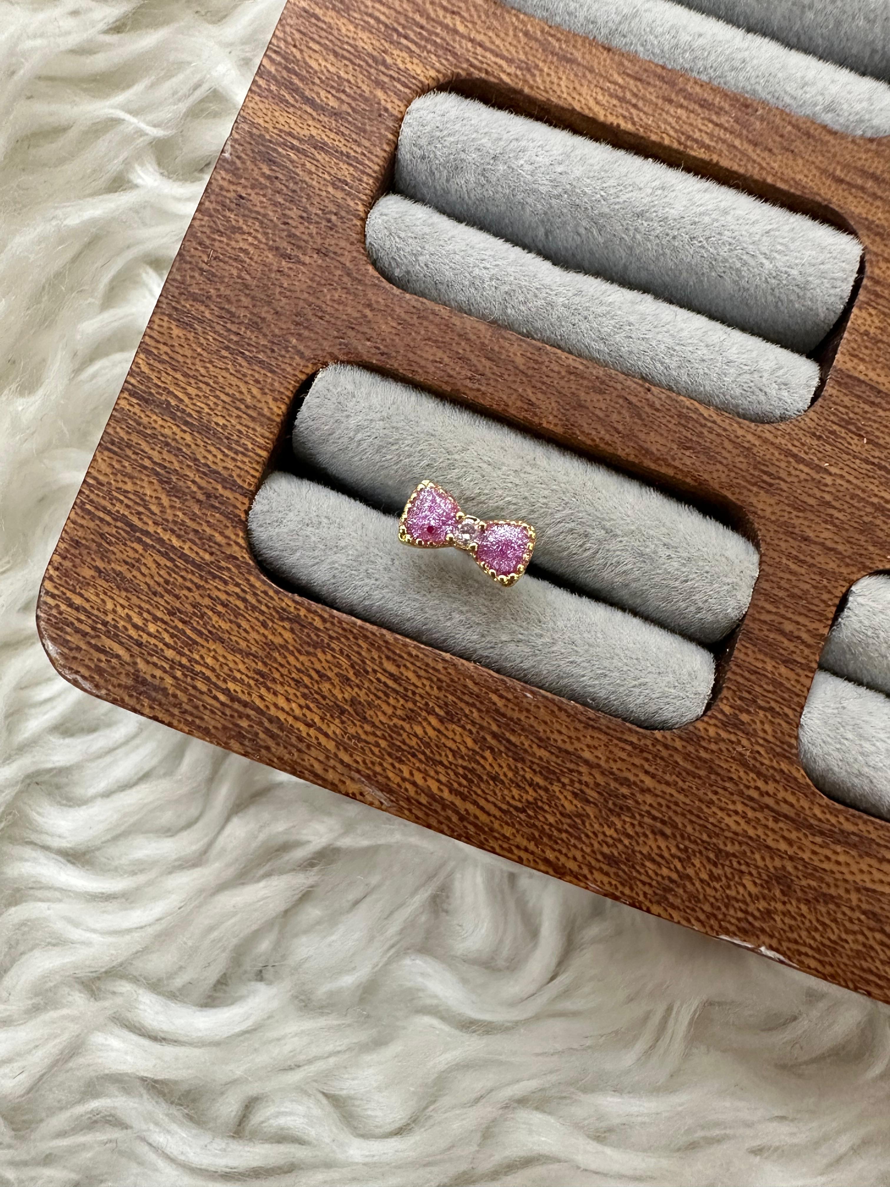 🌸🎀💘 RÜYA GİBİ PEMBE KURDELE PIERCING