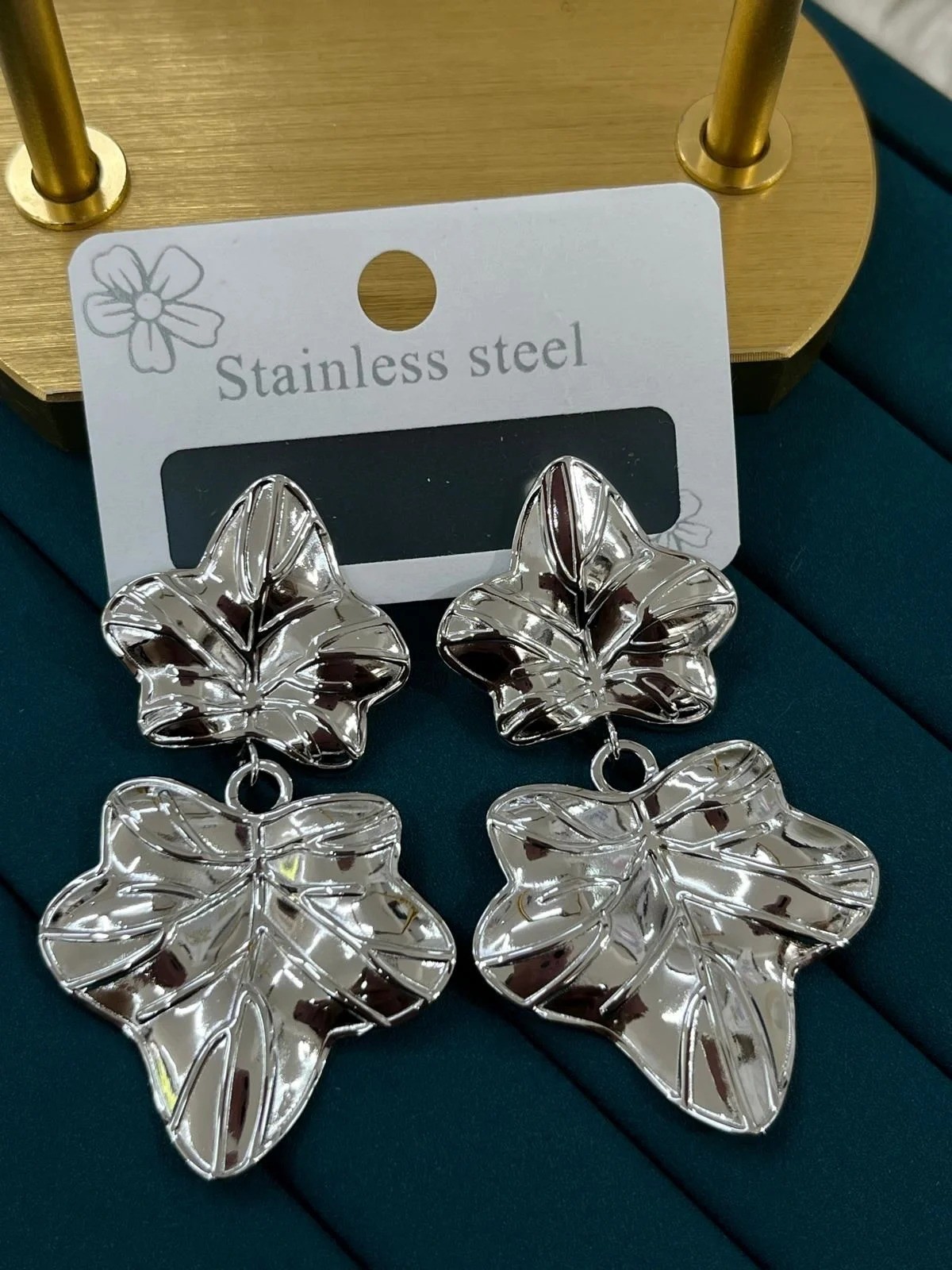 Çelik Silver Küpe