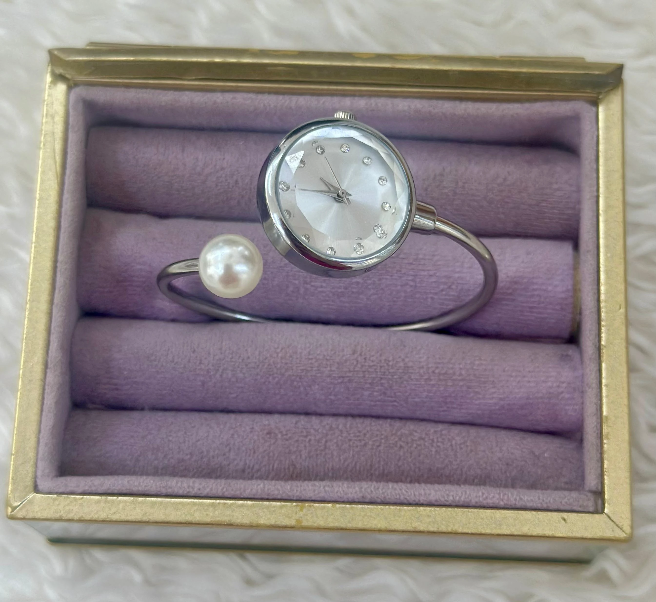  İnci Dokunuşlu Bilezik Saat 👑