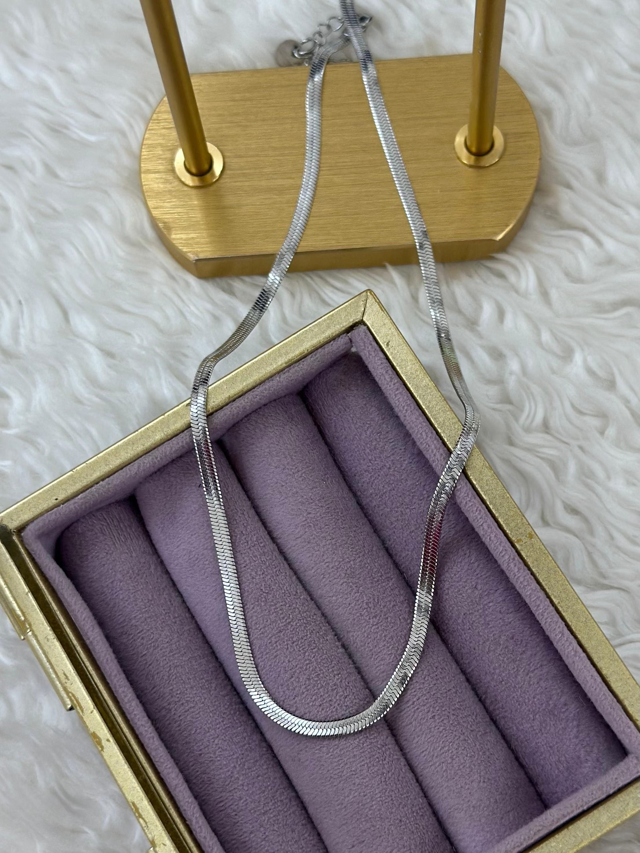Çelik Silver Kolye 