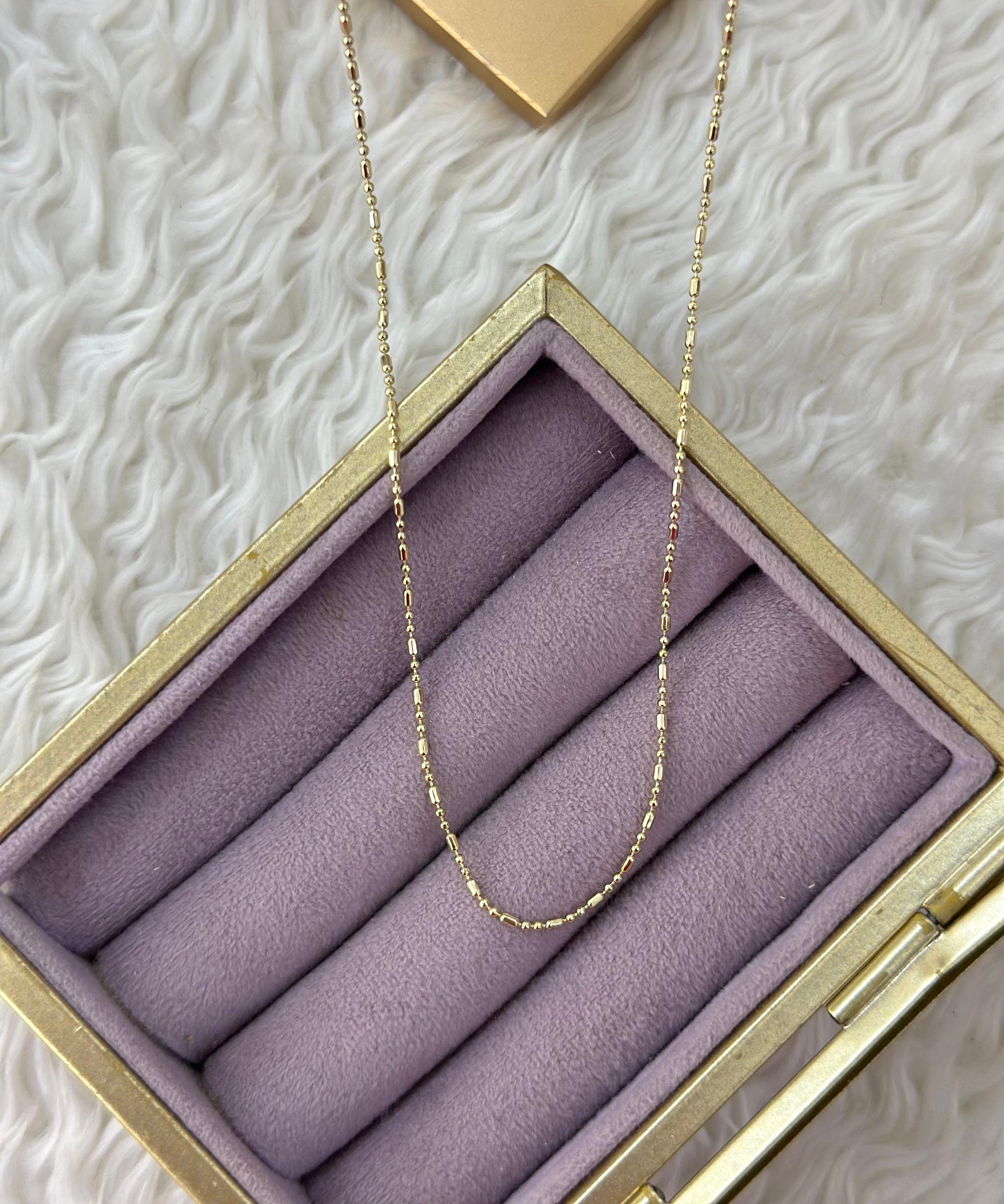 💫 Xuping Gold İnce Parlak Zincir Kolye 💫