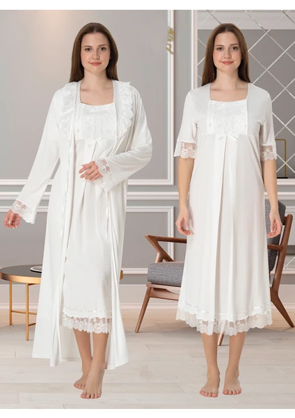 Lohusa Sabahlık ve Gecelik Takımı - 6035