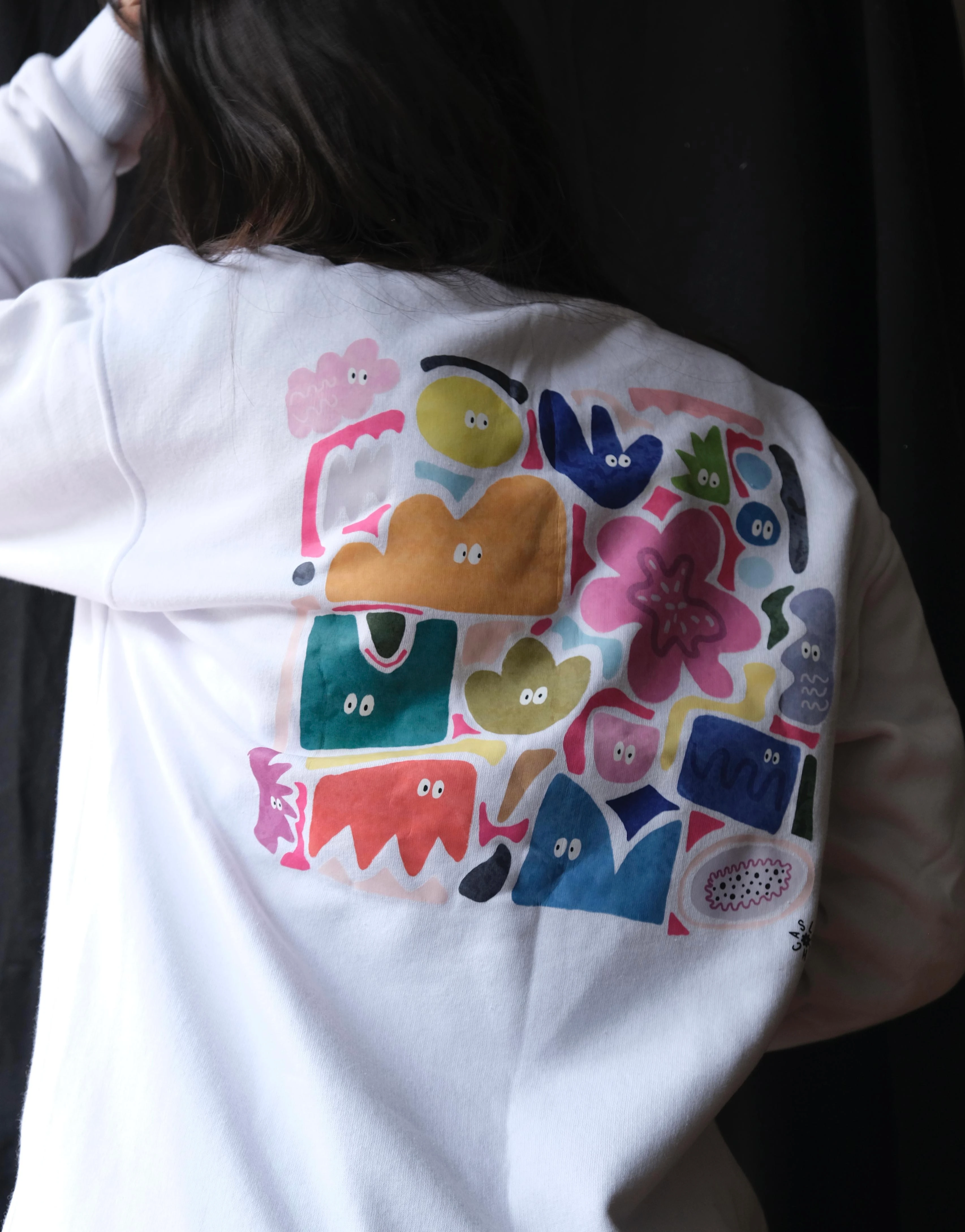 aslushca x pêche sweatshirt