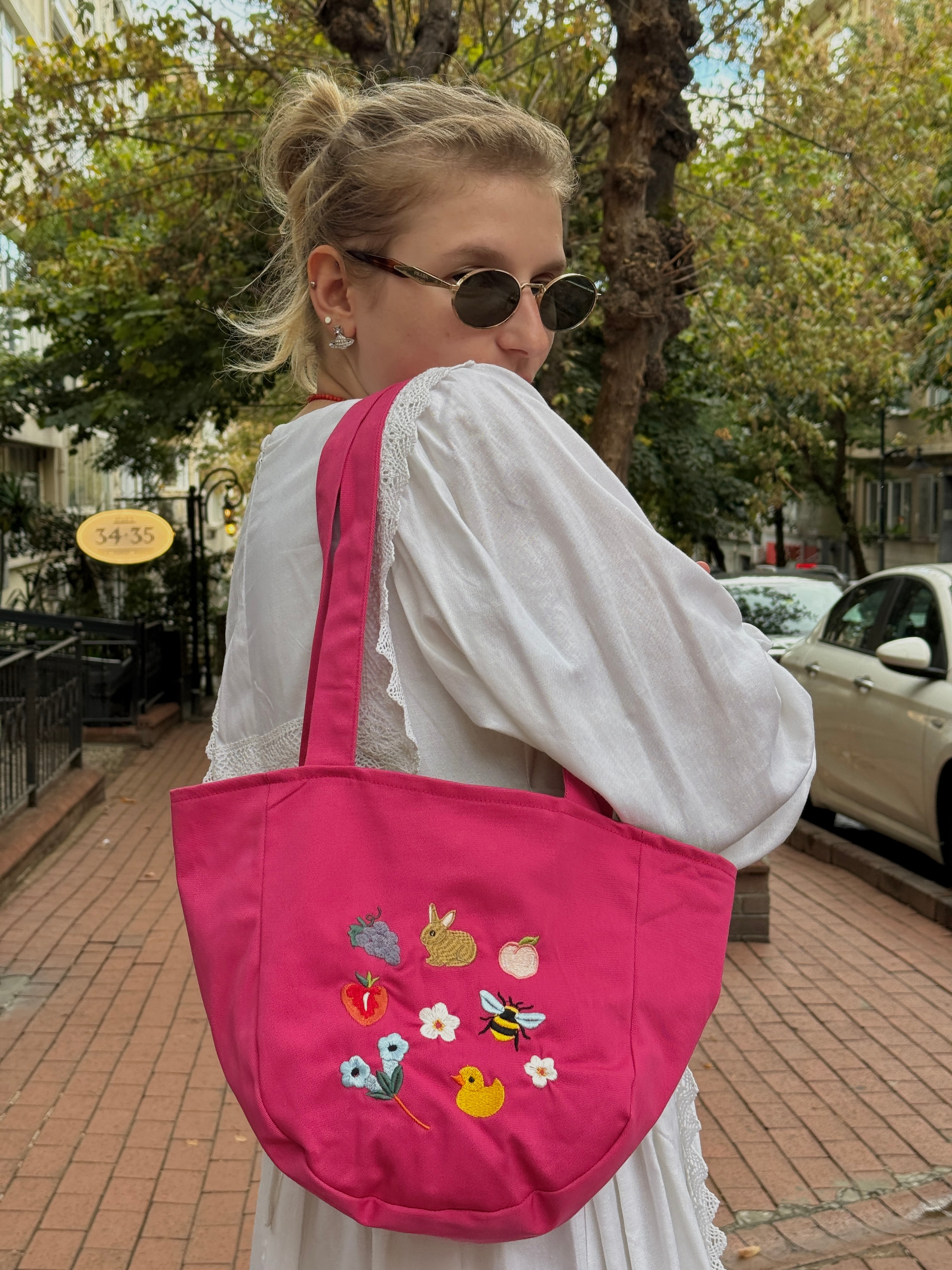 pink bloom bag 