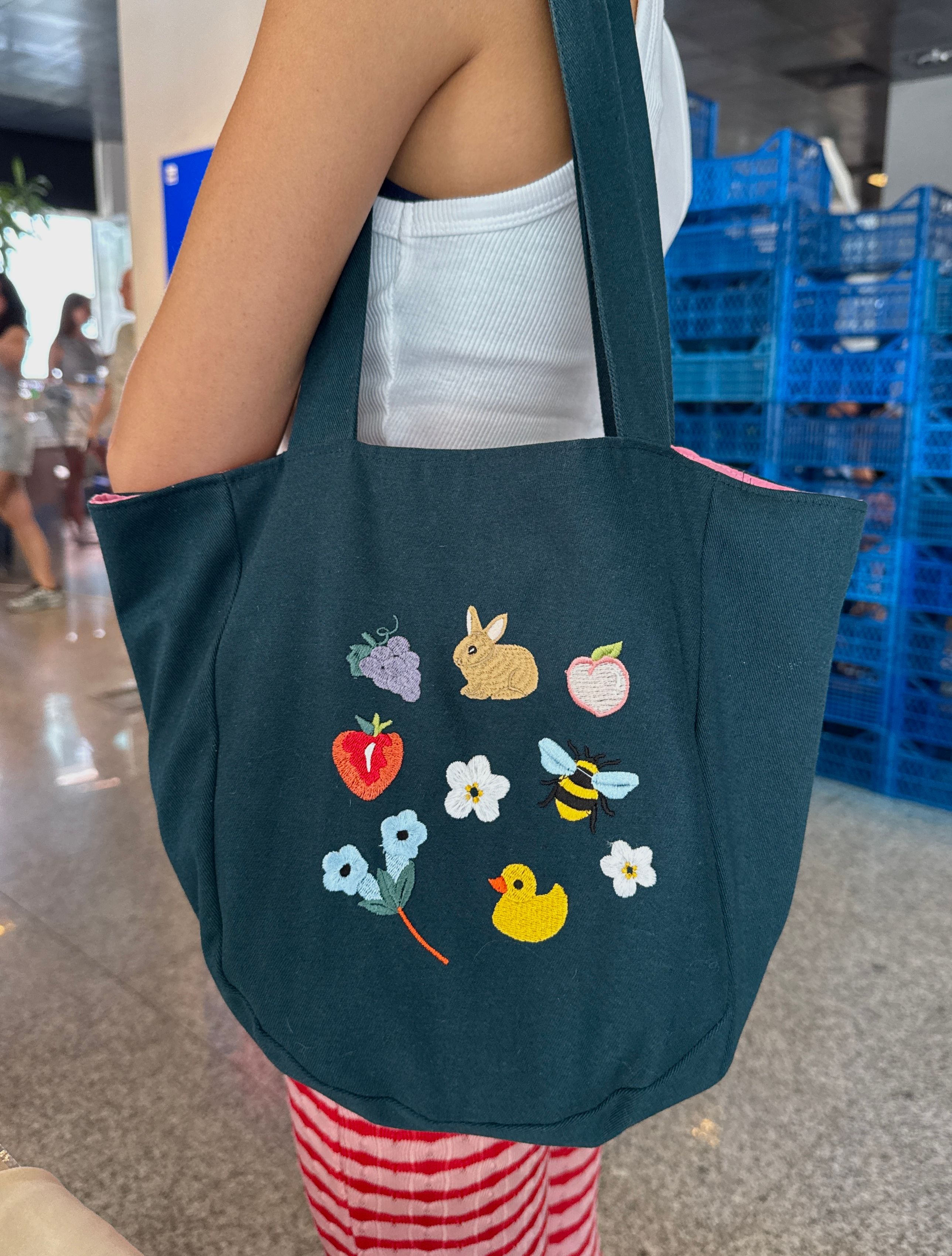indigo bloom bag