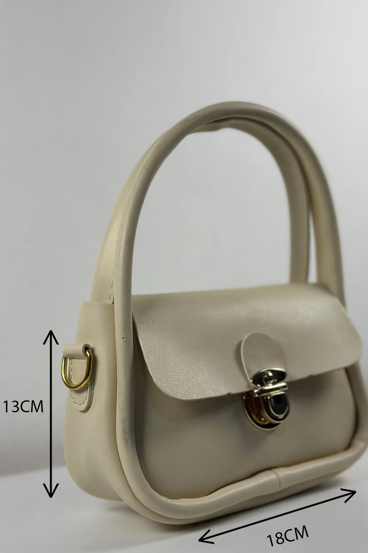 Saphira Arcana Kilit Detaylı El ve Omuz Çantası