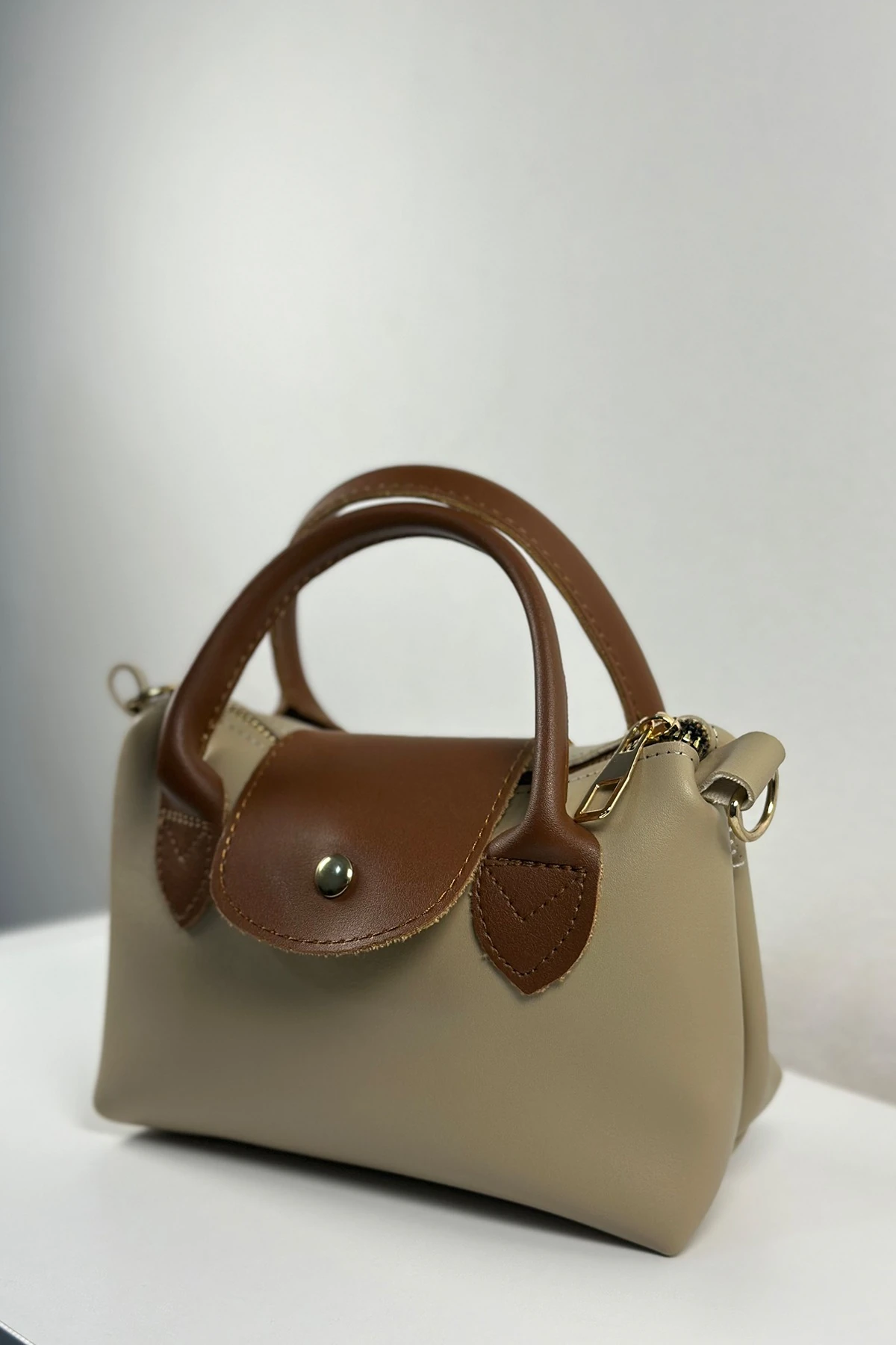 Maison Fiorenza Ayarlanabilir Askılı Fermuarlı Kadın El Kol ve Omuz Çantası