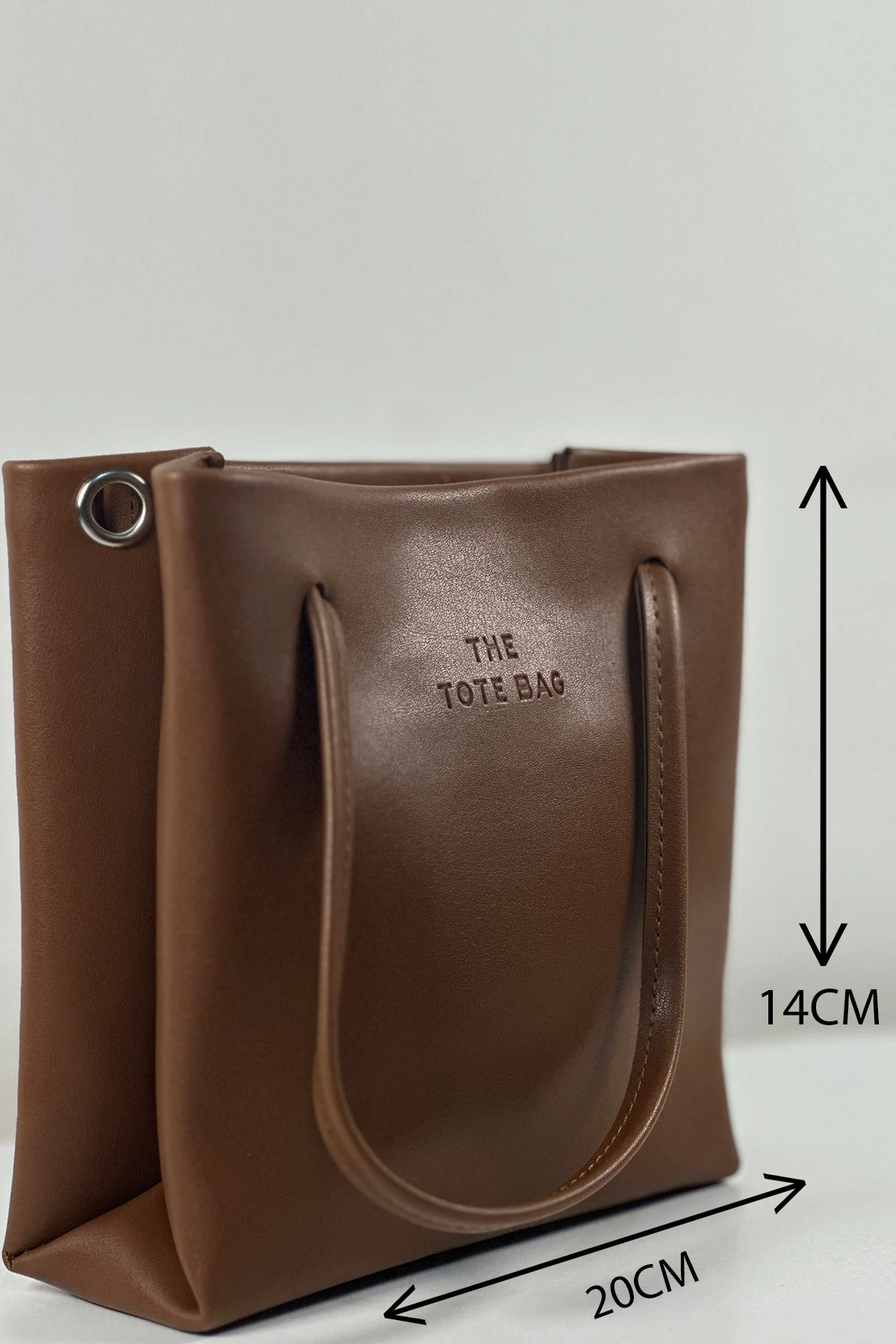 Amor Claro Kahverengi Tek Bölmeli Kadın El Kol ve Omuz Çantası