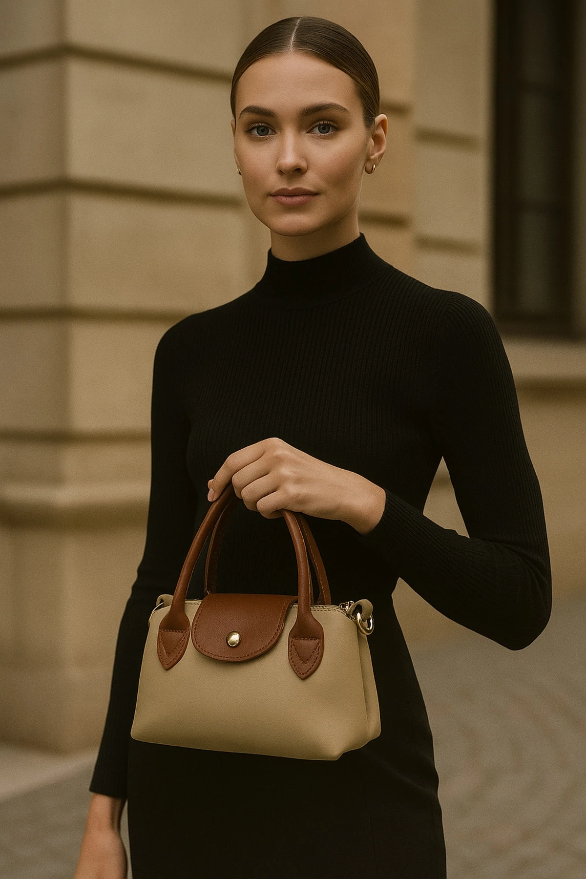 Maison Fiorenza Ayarlanabilir Askılı Fermuarlı Kadın El Kol ve Omuz Çantası