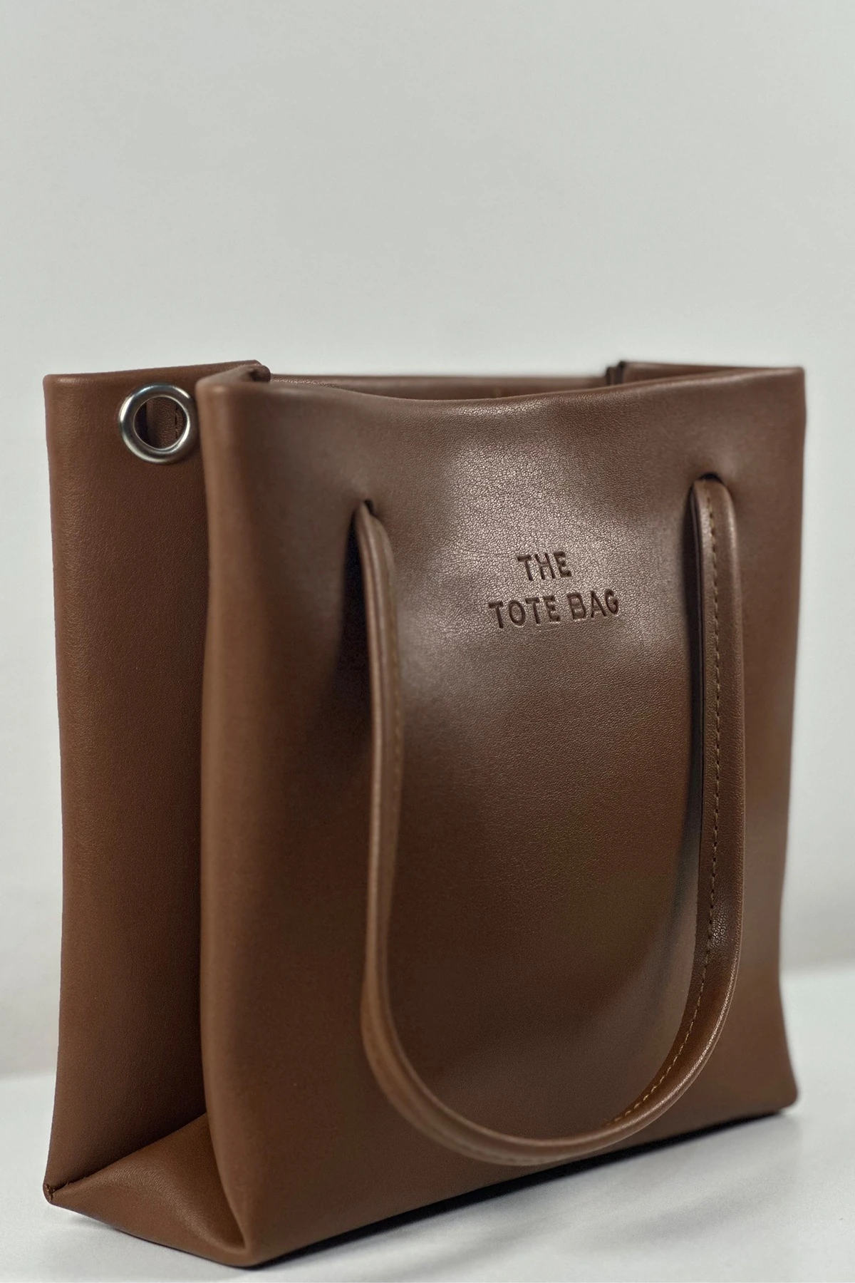 Amor Claro Kahverengi Tek Bölmeli Kadın El Kol ve Omuz Çantası