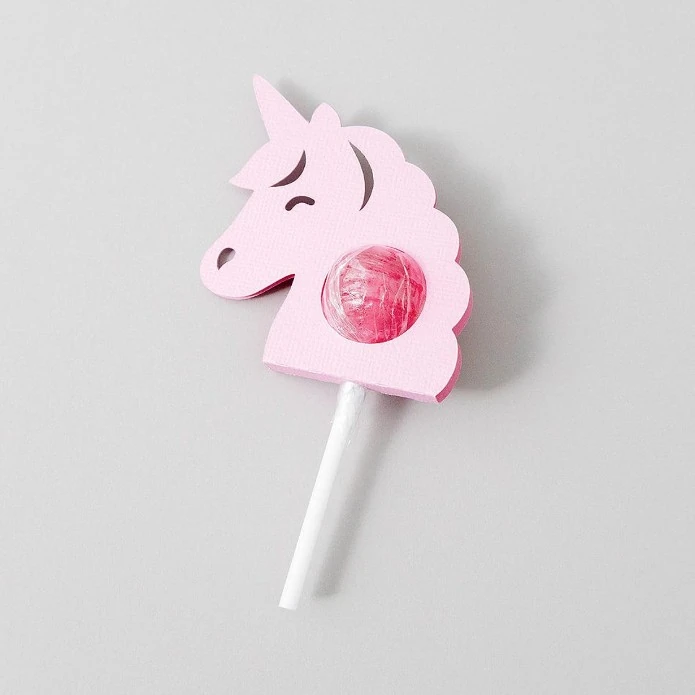 10 Adet Unicorn Lolipop Süsü
