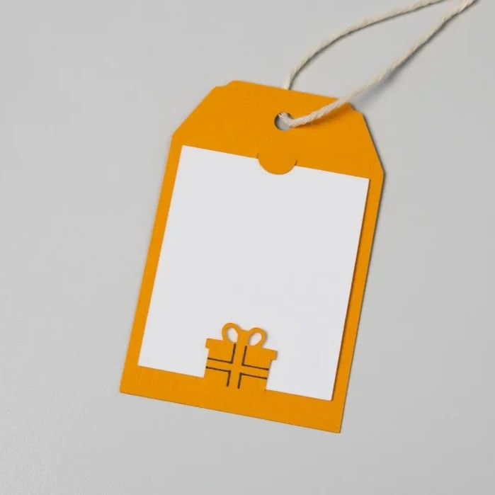 10 Adet Hediye Kutusu Etiket