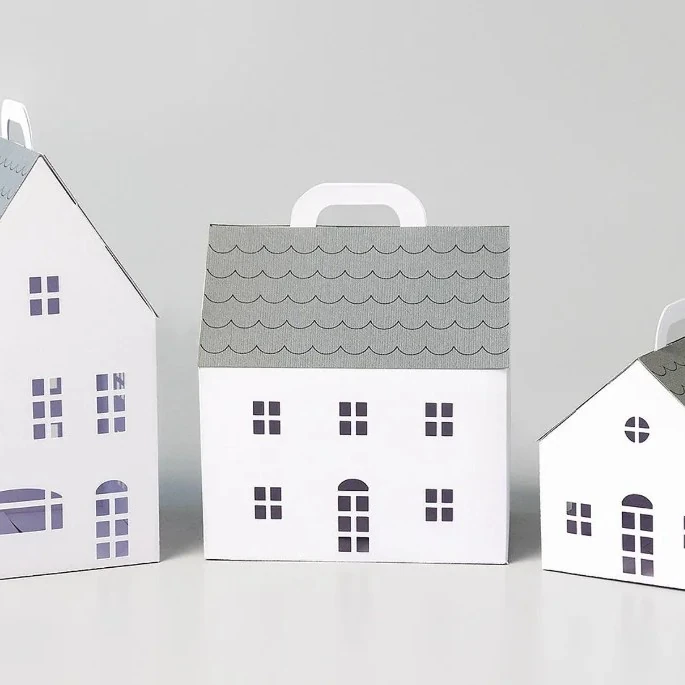 3'lü Modern Ev Hediye Kutusu