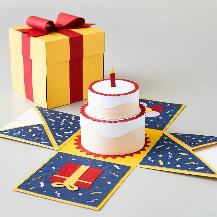 Doğum Günü Pastası Patlama Kutusu