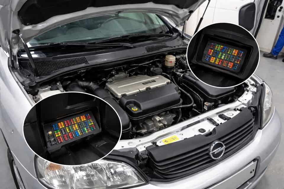 Opel Astra G Sigorta Kutusu Nerede?