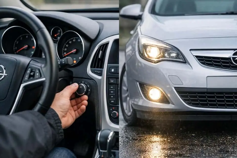 Opel Astra J Sis Farı Nasıl Açılır?