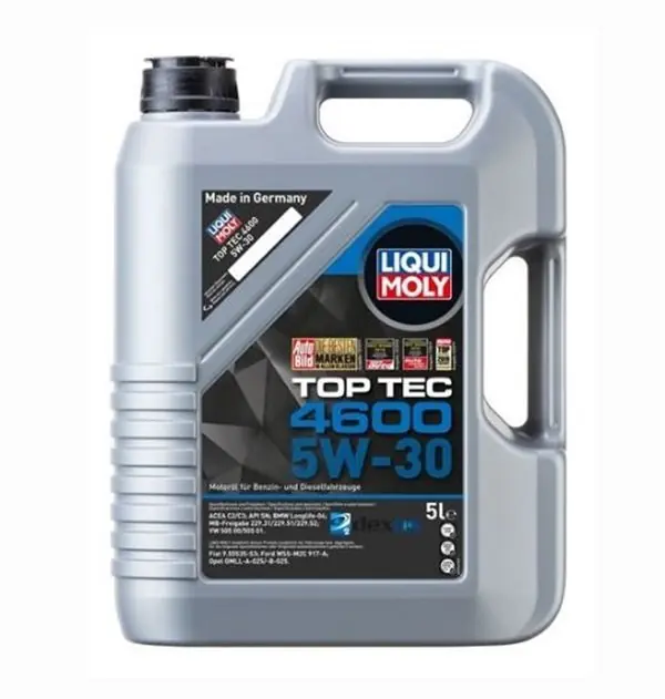 LIQUI Moly 5w30 Motor Yağı Tam Sentetik TOP TEC 4600 5 Litre