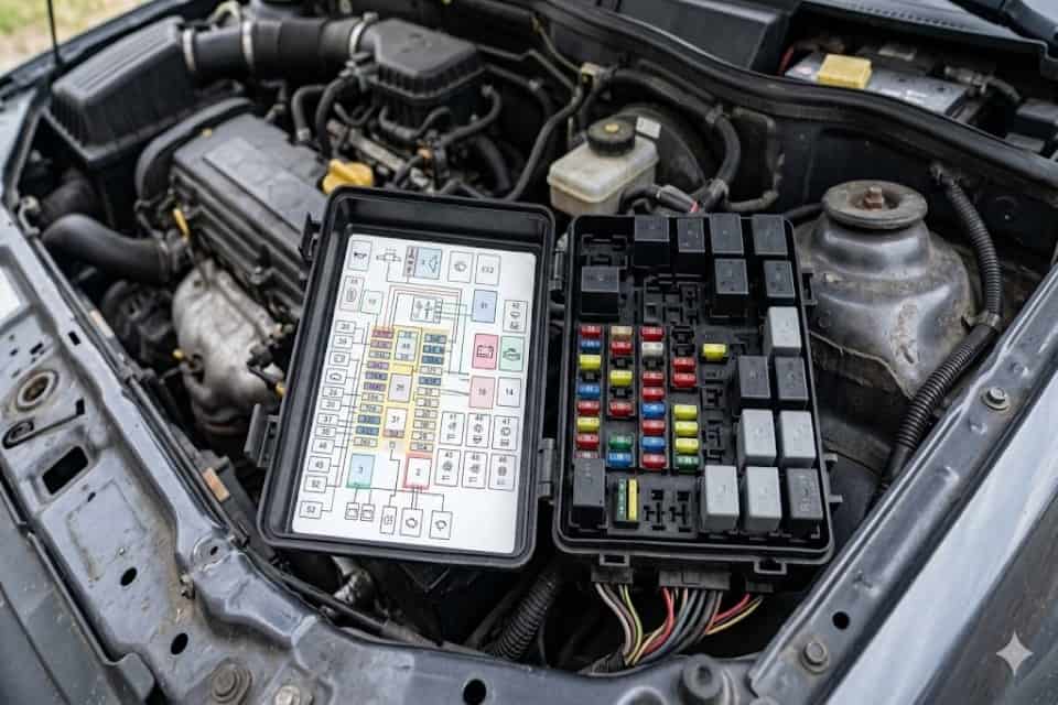 Opel Corsa C Sigorta Kutusu Şeması